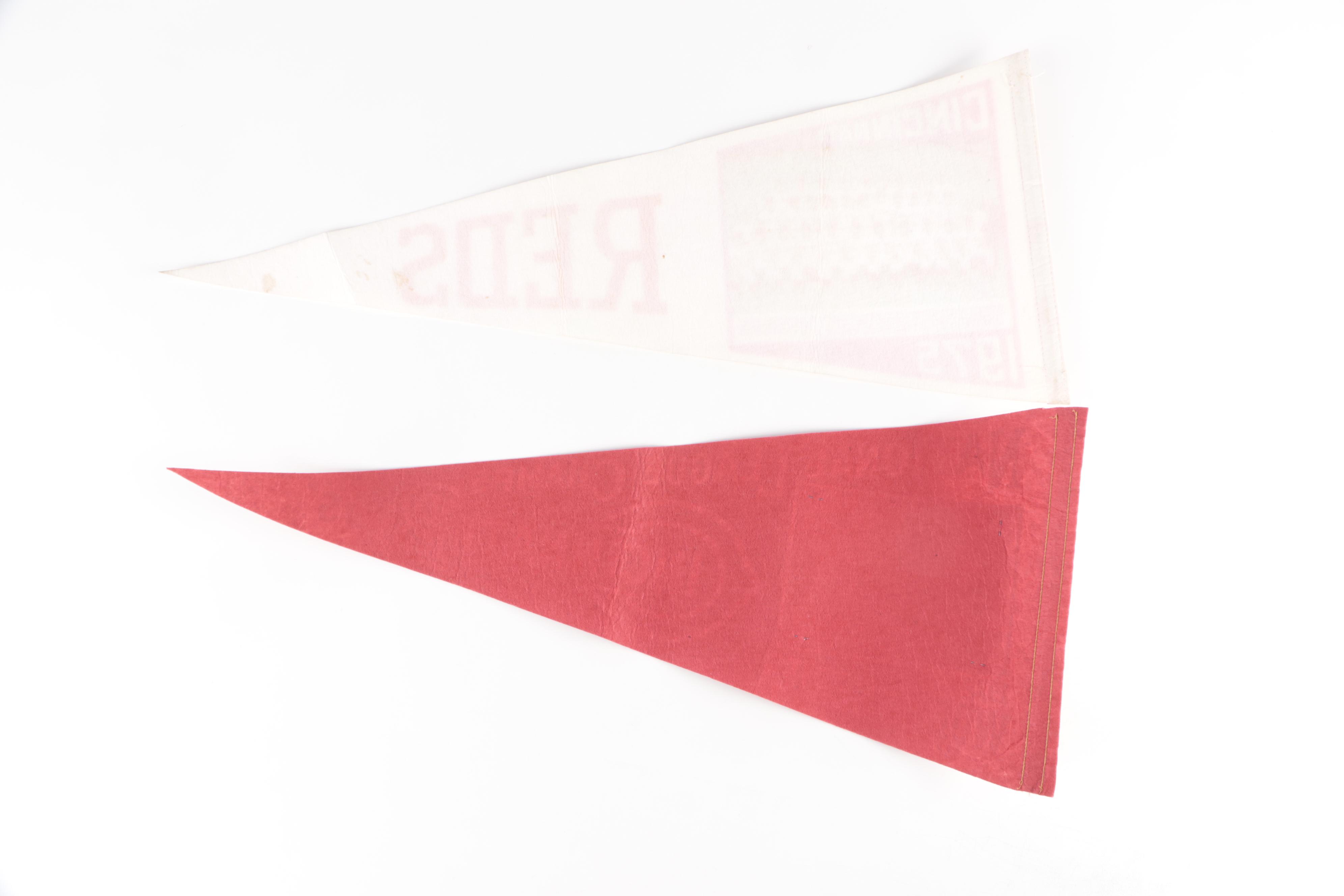 Vintage Cincinnati Reds Pennants, 1972–1976