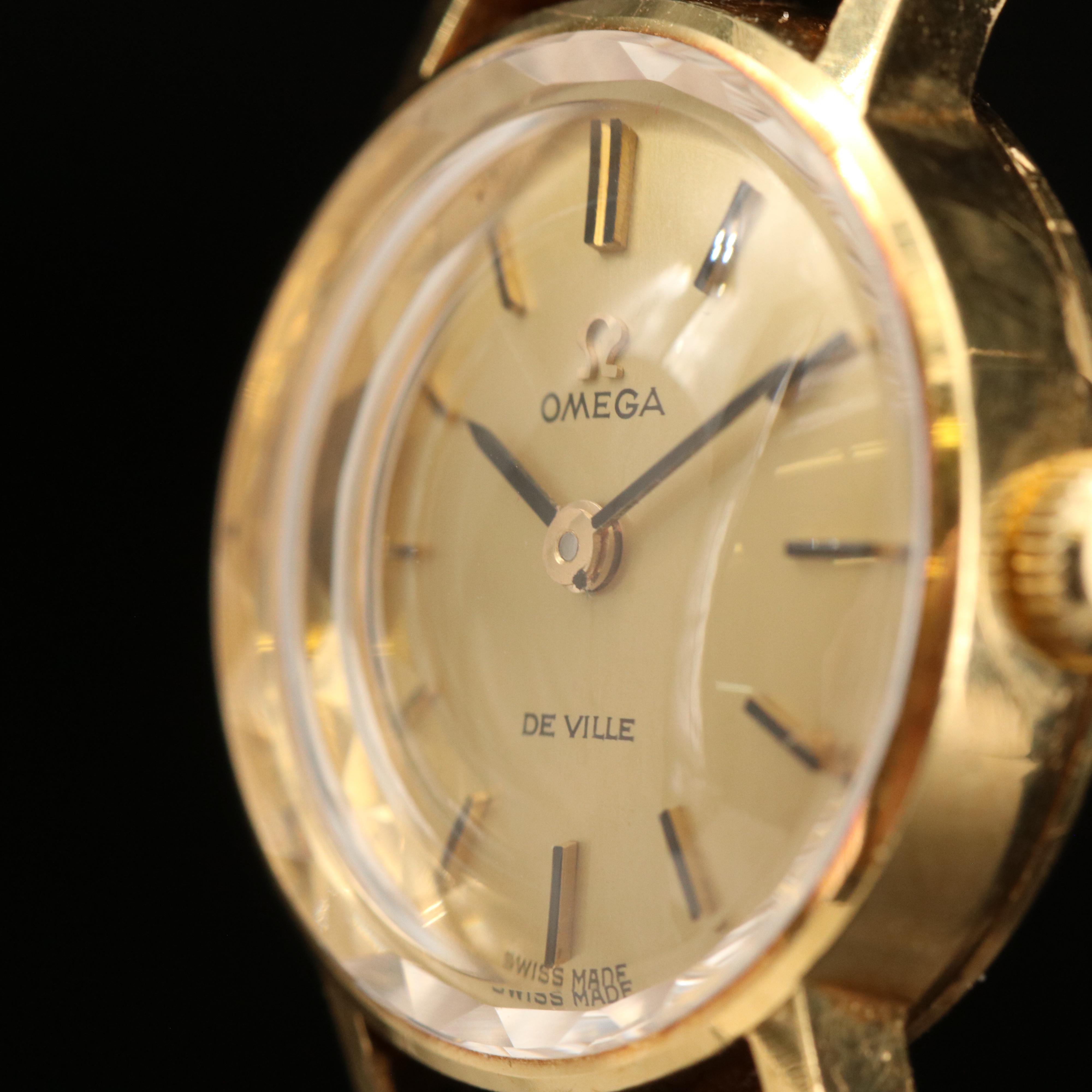 18K Omega DeVille Vintage Watch