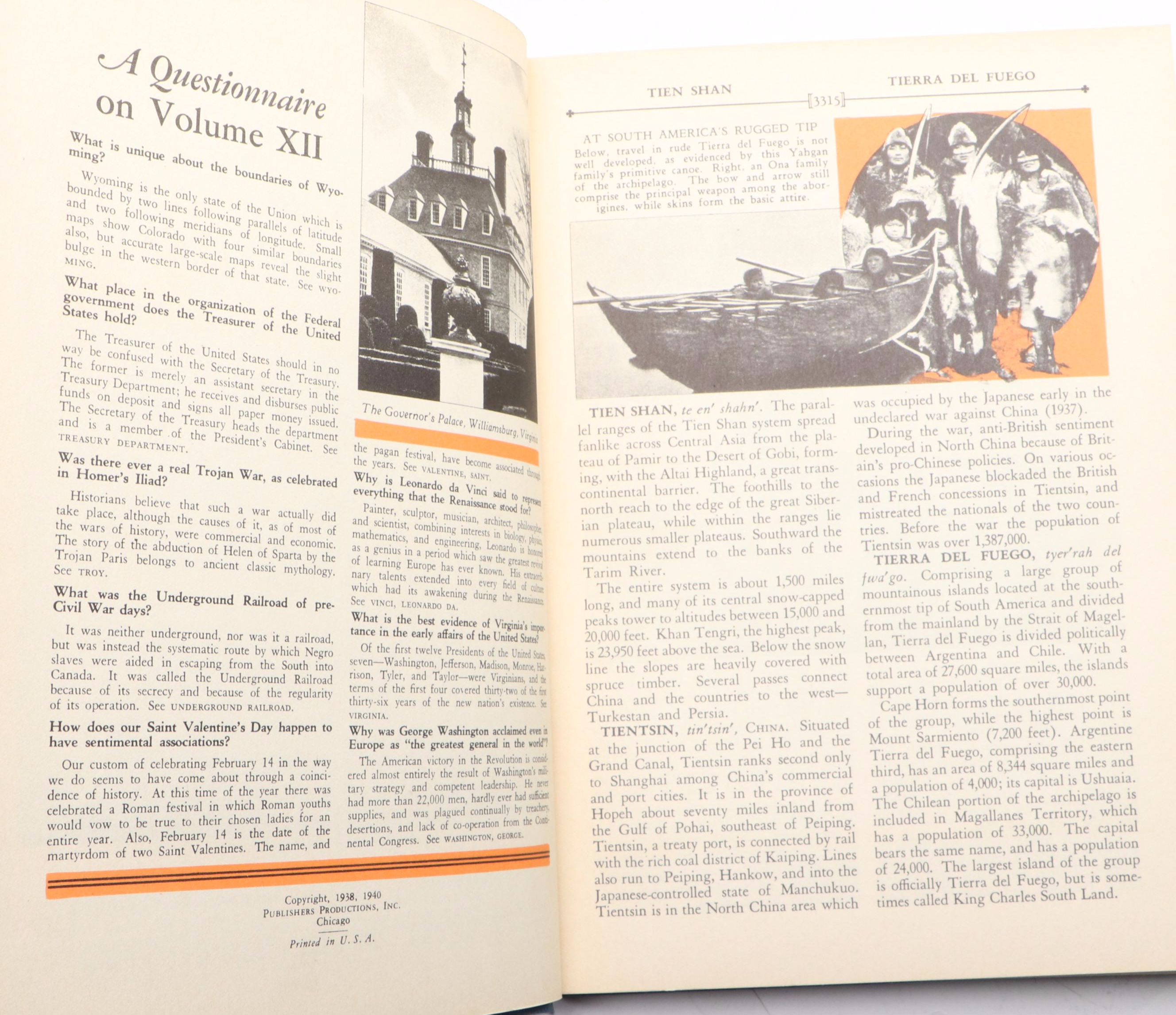 "The Wonderland of Knowledge" Fifteen-Volume Set Edited by Lorimer V. Cavins