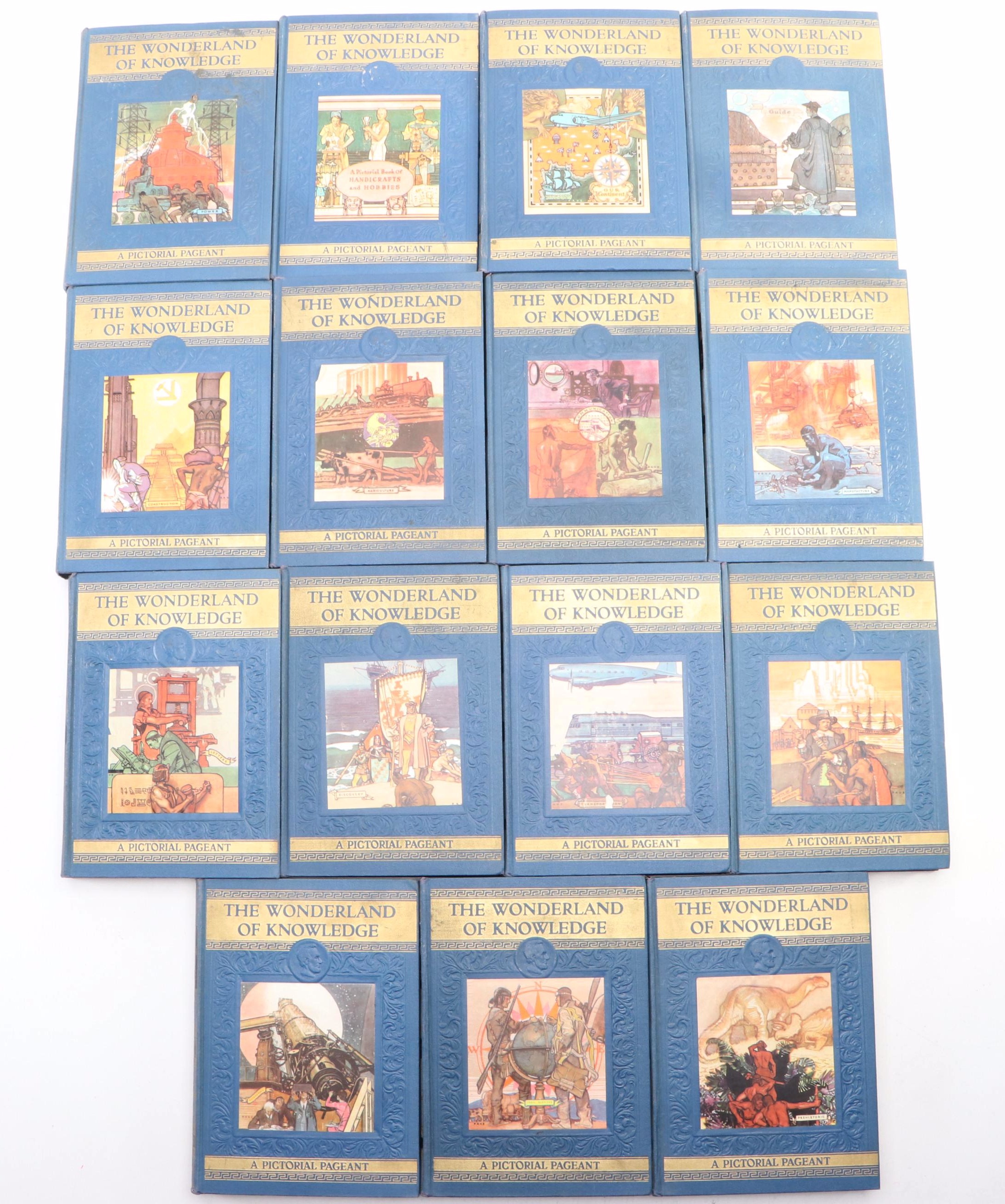 "The Wonderland of Knowledge" Fifteen-Volume Set Edited by Lorimer V. Cavins