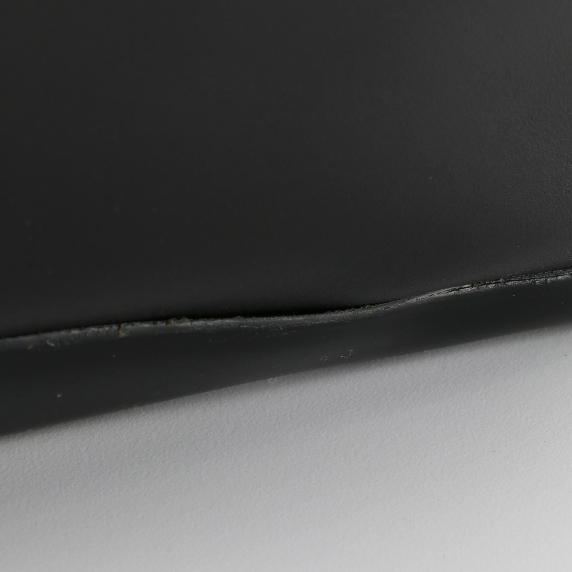 Prada Medium Zip Shoulder Bag in Black Calfskin Leather with Rubber Base