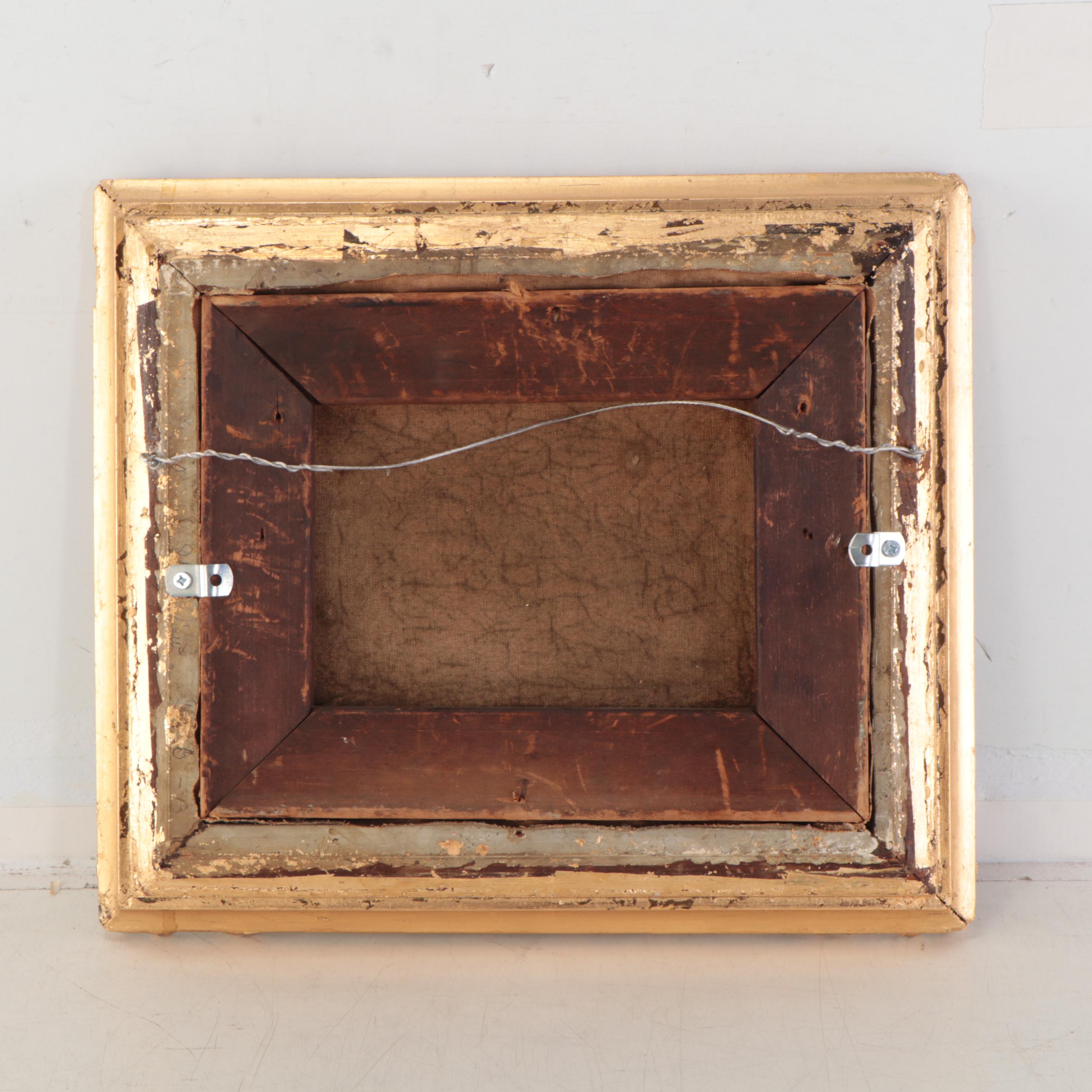 Pastoral Landscape Oil Painting of Grazing Sheep