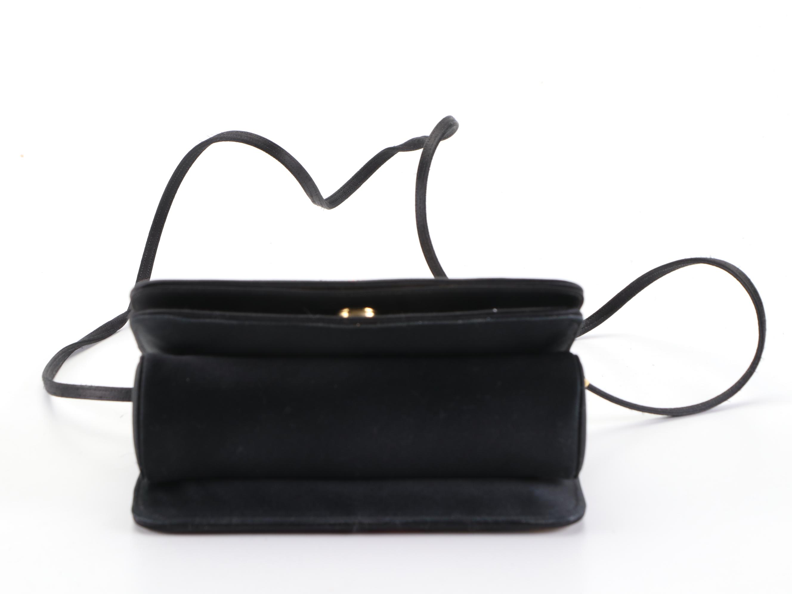 Vintage Judith Leiber Satin Clutch with Signed "The Artful Handbag" Book