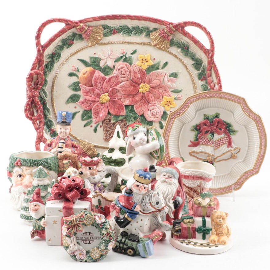 Fitz and Floyd Christmas Serveware and Decoration Collection