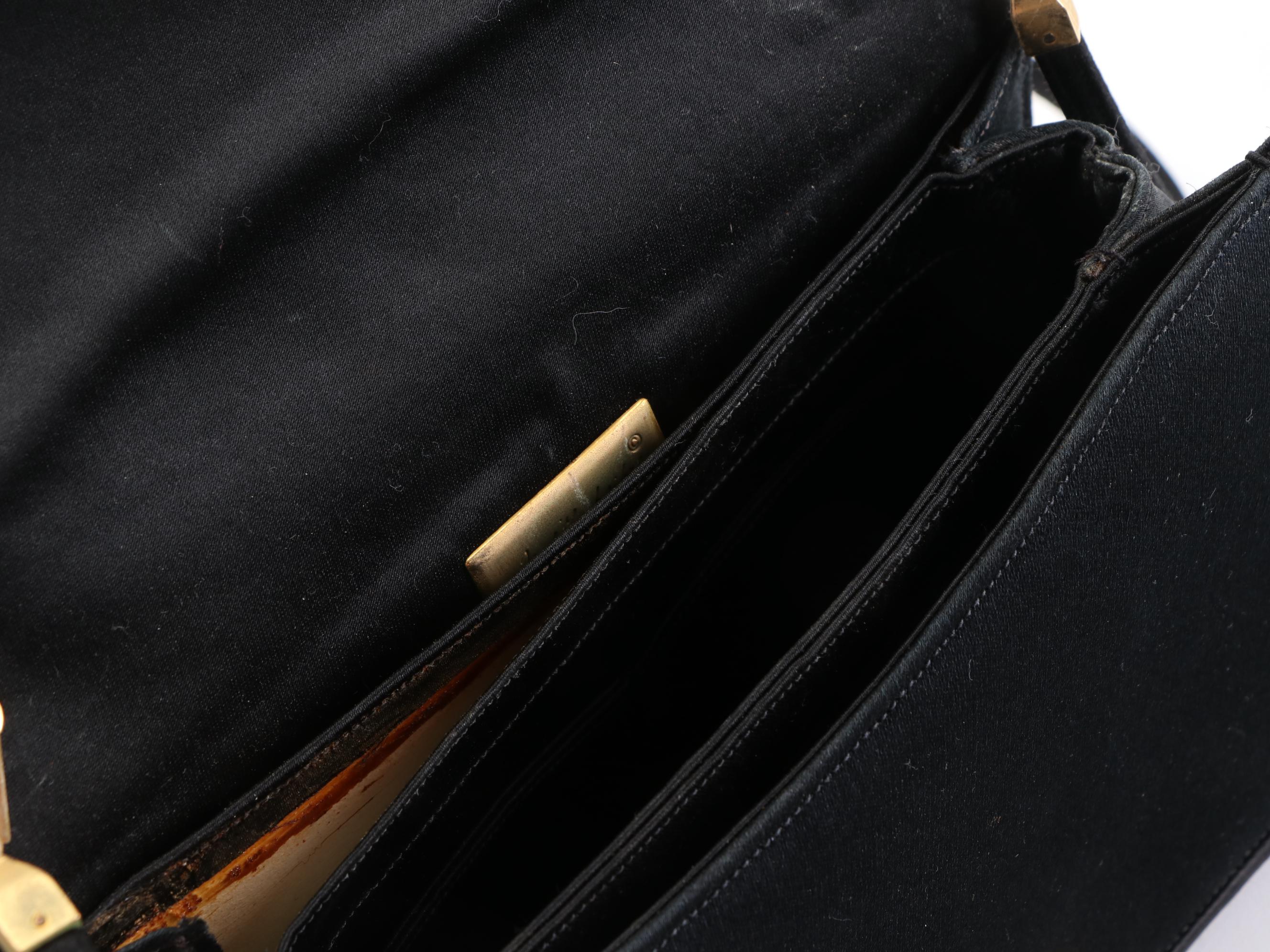 Vintage Judith Leiber Satin Clutch with Signed "The Artful Handbag" Book