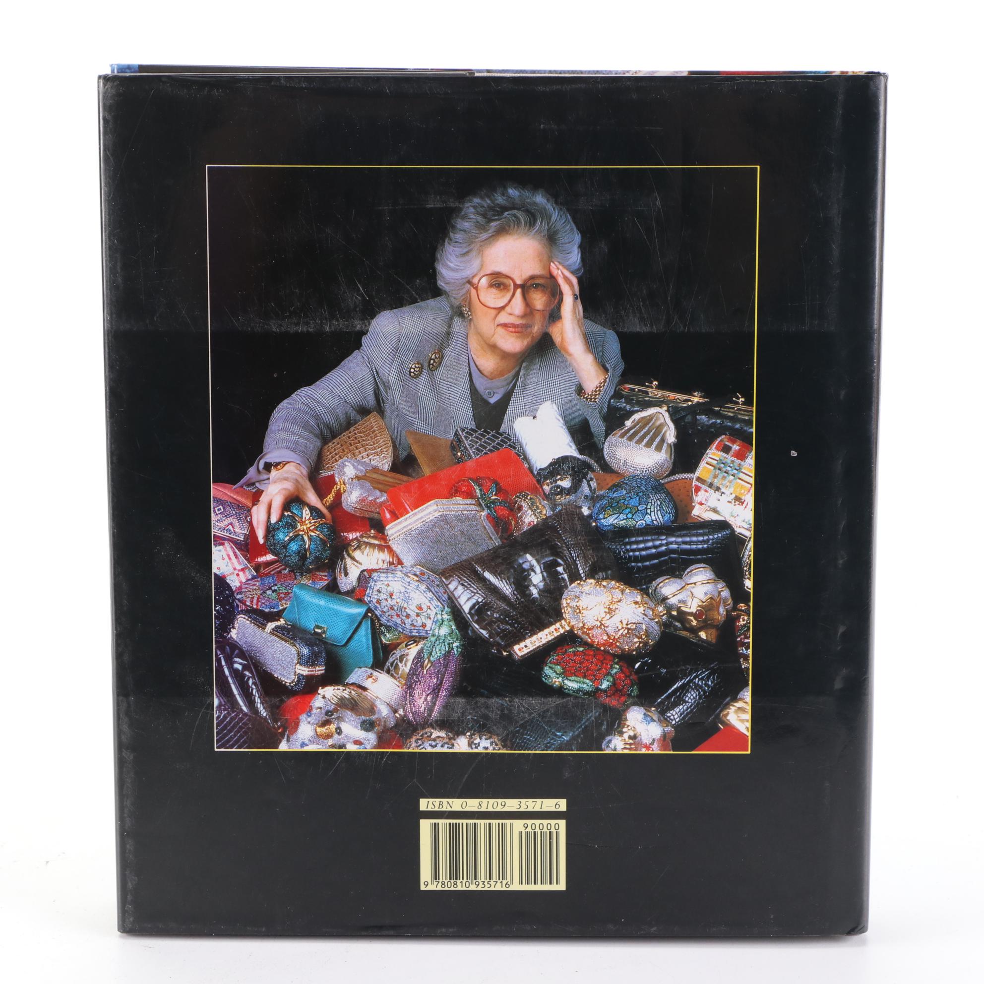 Vintage Judith Leiber Satin Clutch with Signed "The Artful Handbag" Book