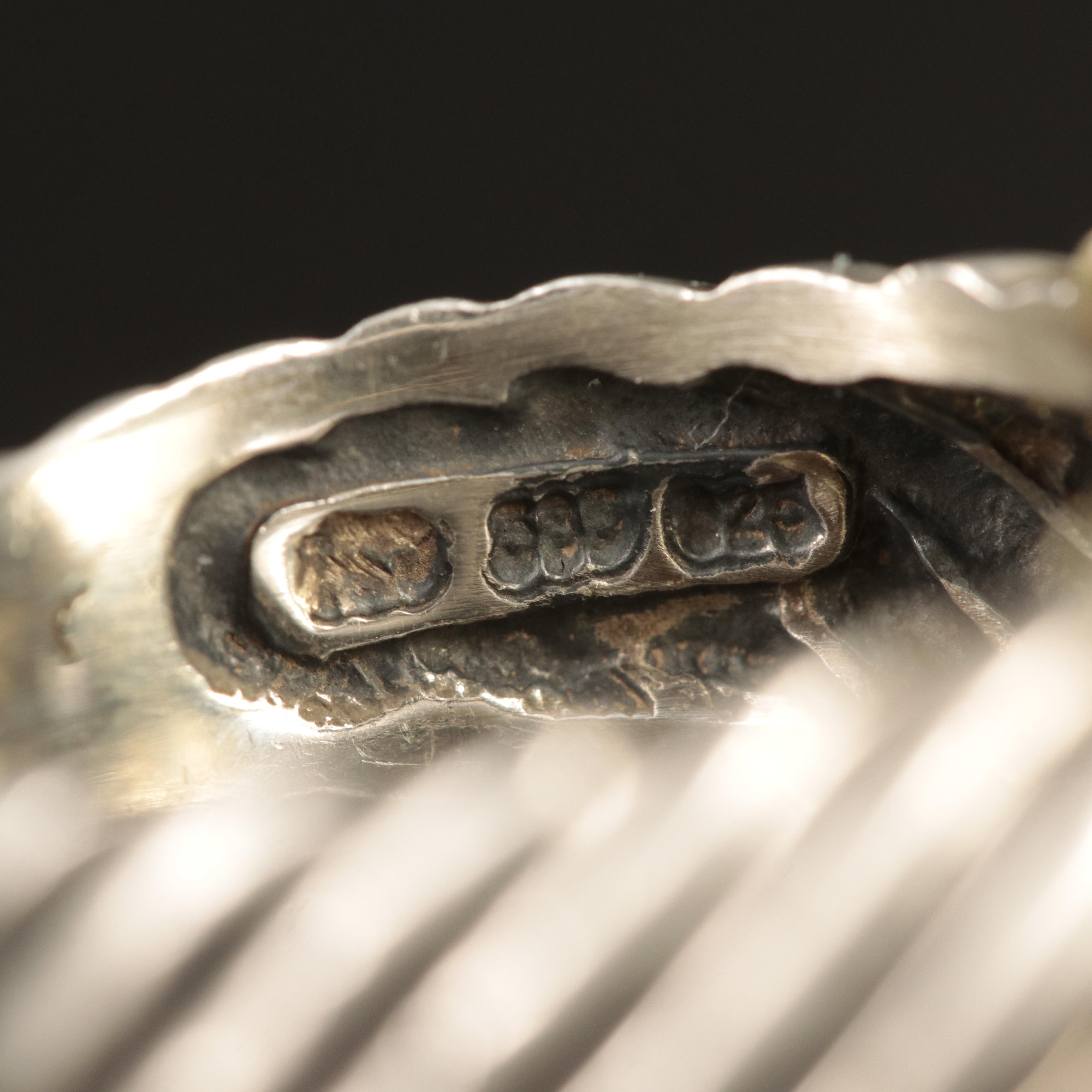 David Yurman "Noblesse" Sterling Citrine Ring with 14K Accent