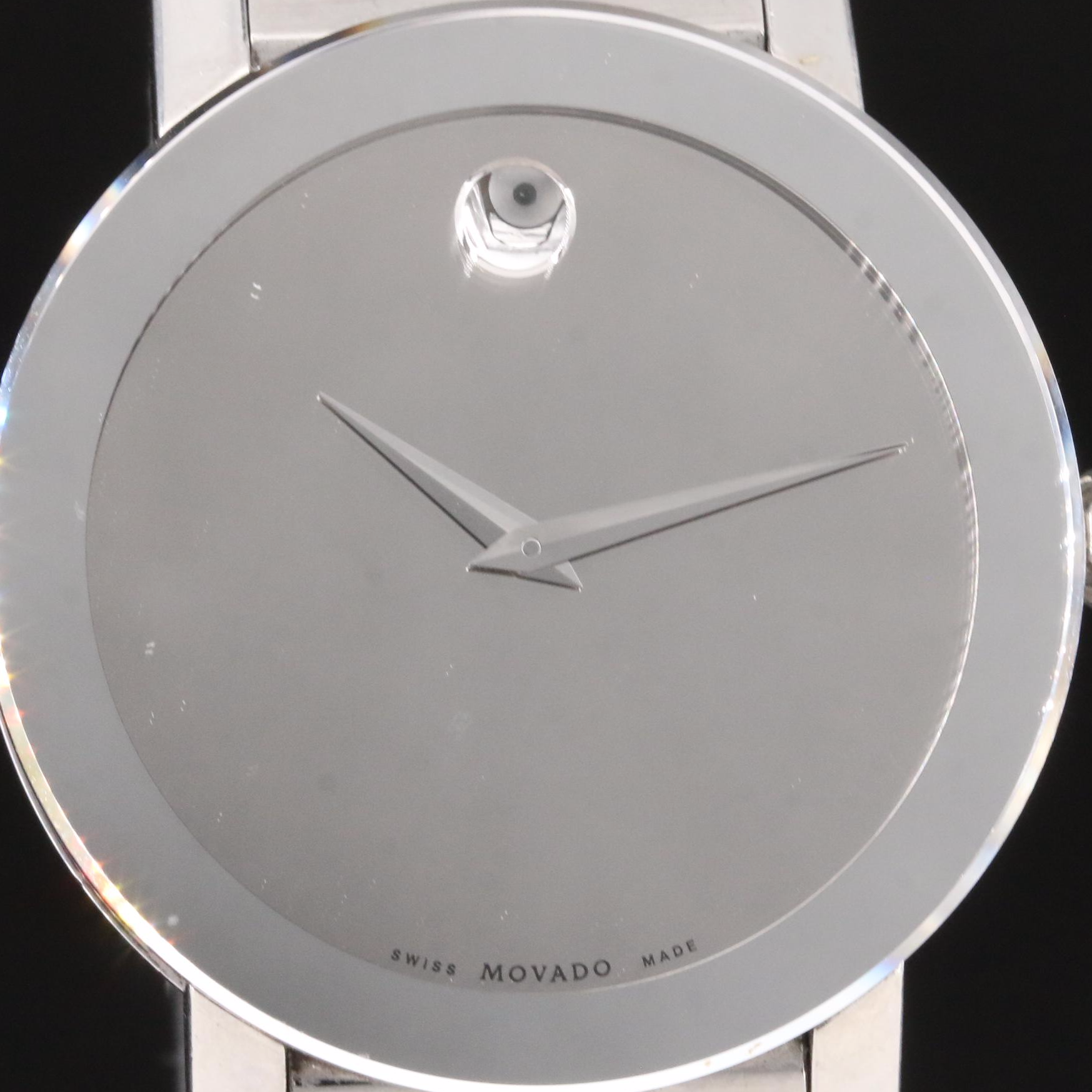Movado Sapphire Mirror Dial Stainless Steel Quartz Watch