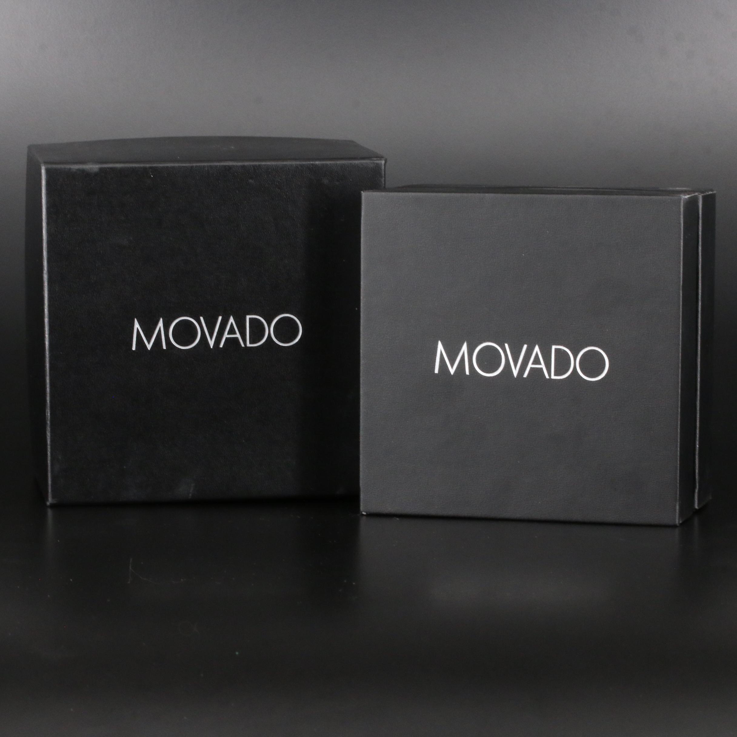 Movado Sapphire Mirror Dial Stainless Steel Quartz Watch