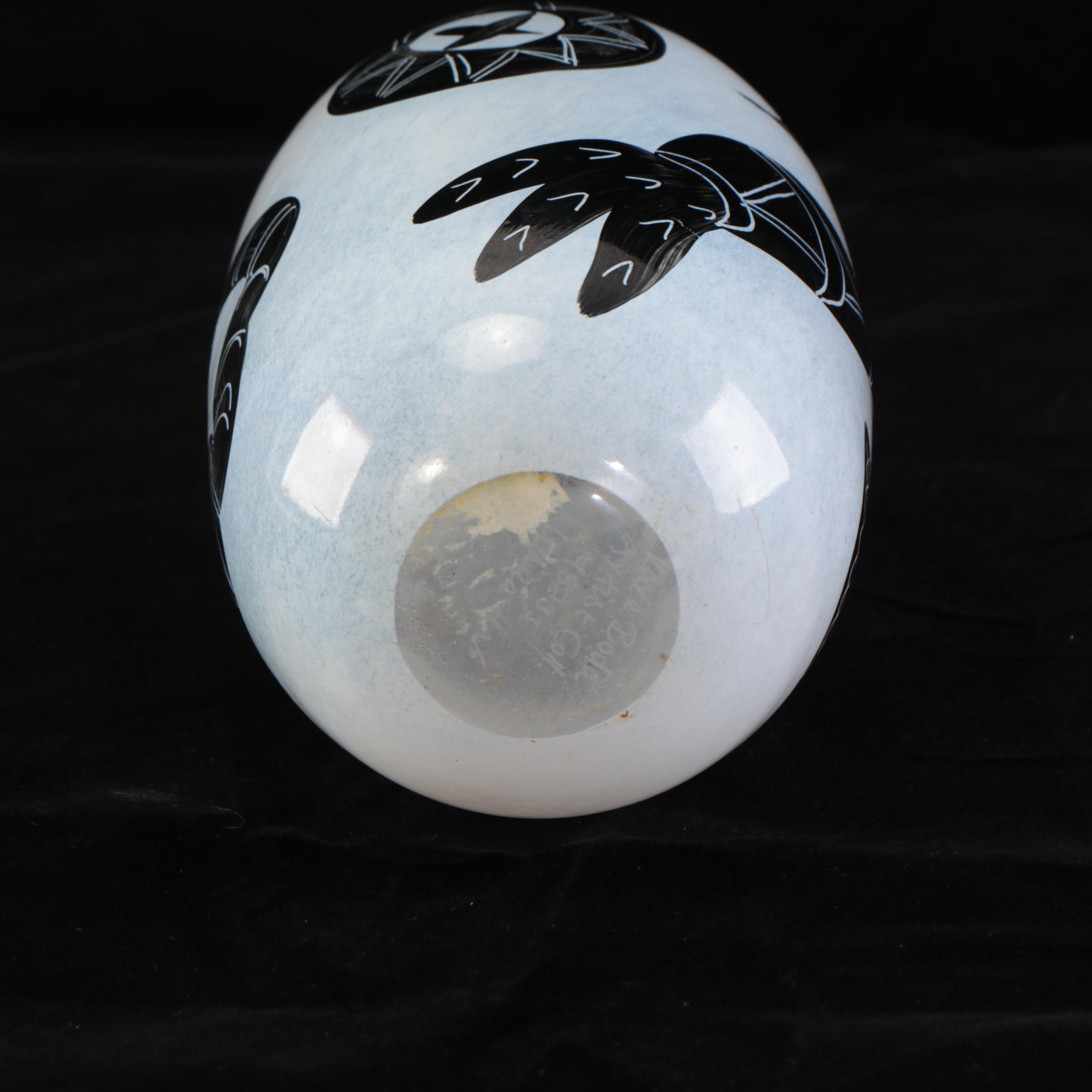 Kosta Boda Artist Collection "Caramba" Mouth Blown Glass Vase