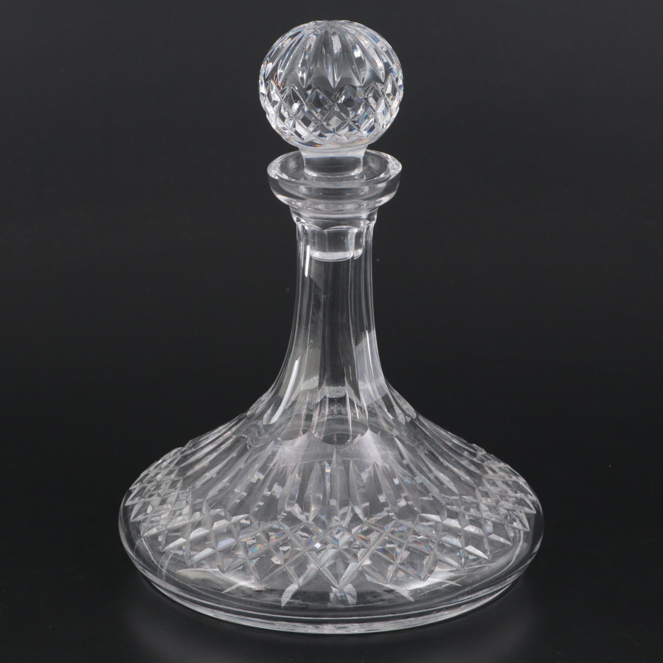 Waterford Crystal "Lismore" Glasses and Decanter with "Kylemore" Glasses