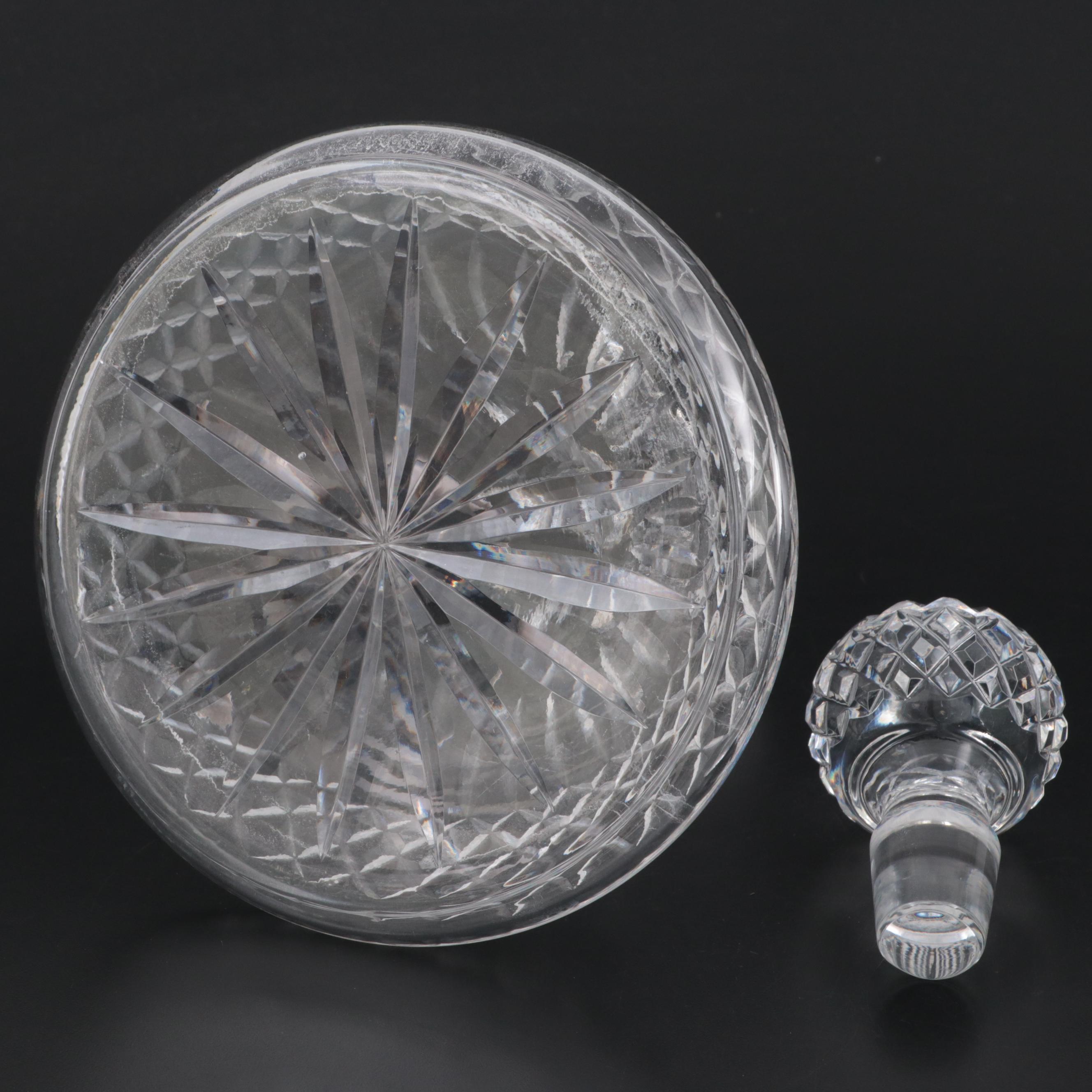 Waterford Crystal "Lismore" Glasses and Decanter with "Kylemore" Glasses