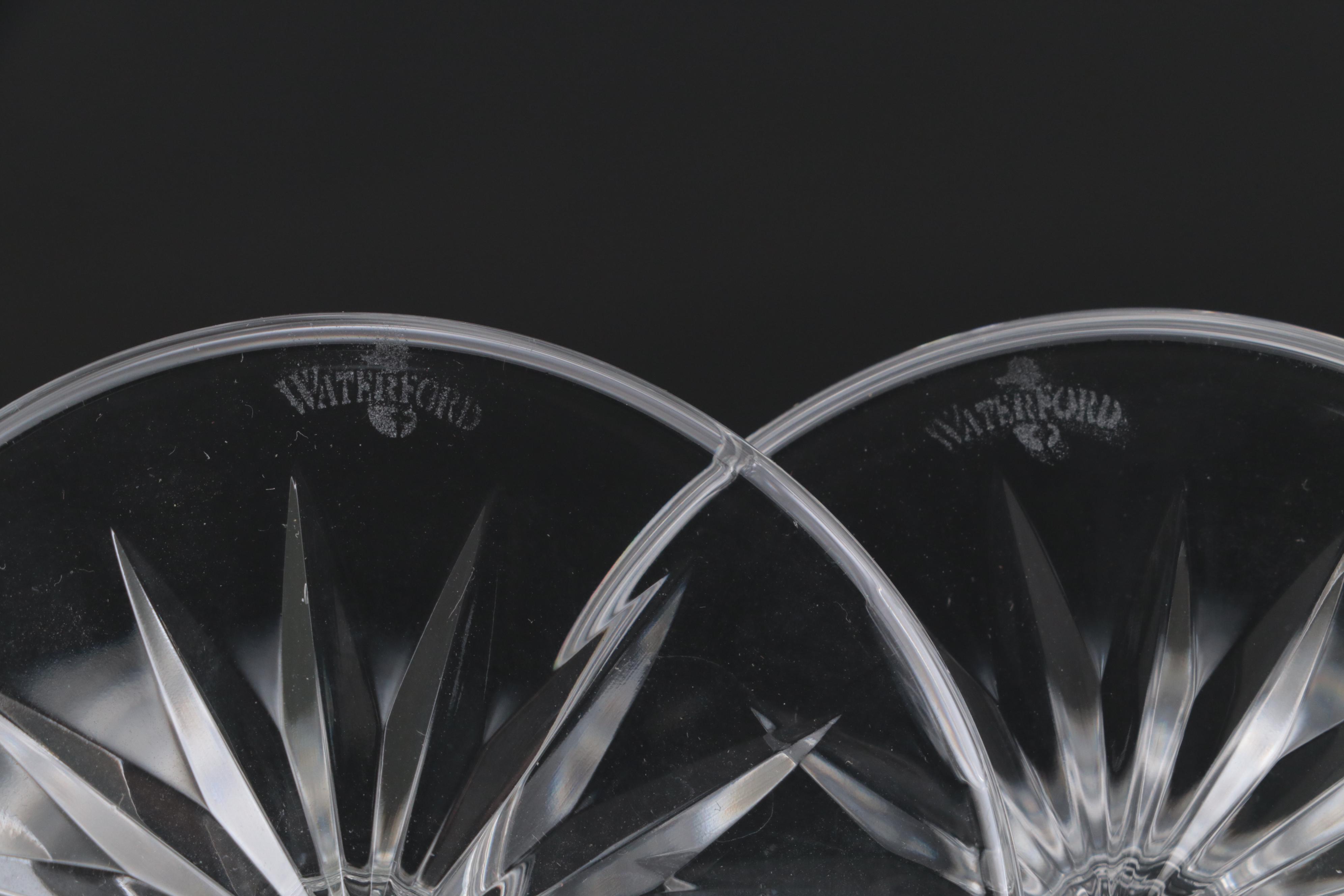 Waterford Crystal "Lismore" Glasses and Decanter with "Kylemore" Glasses