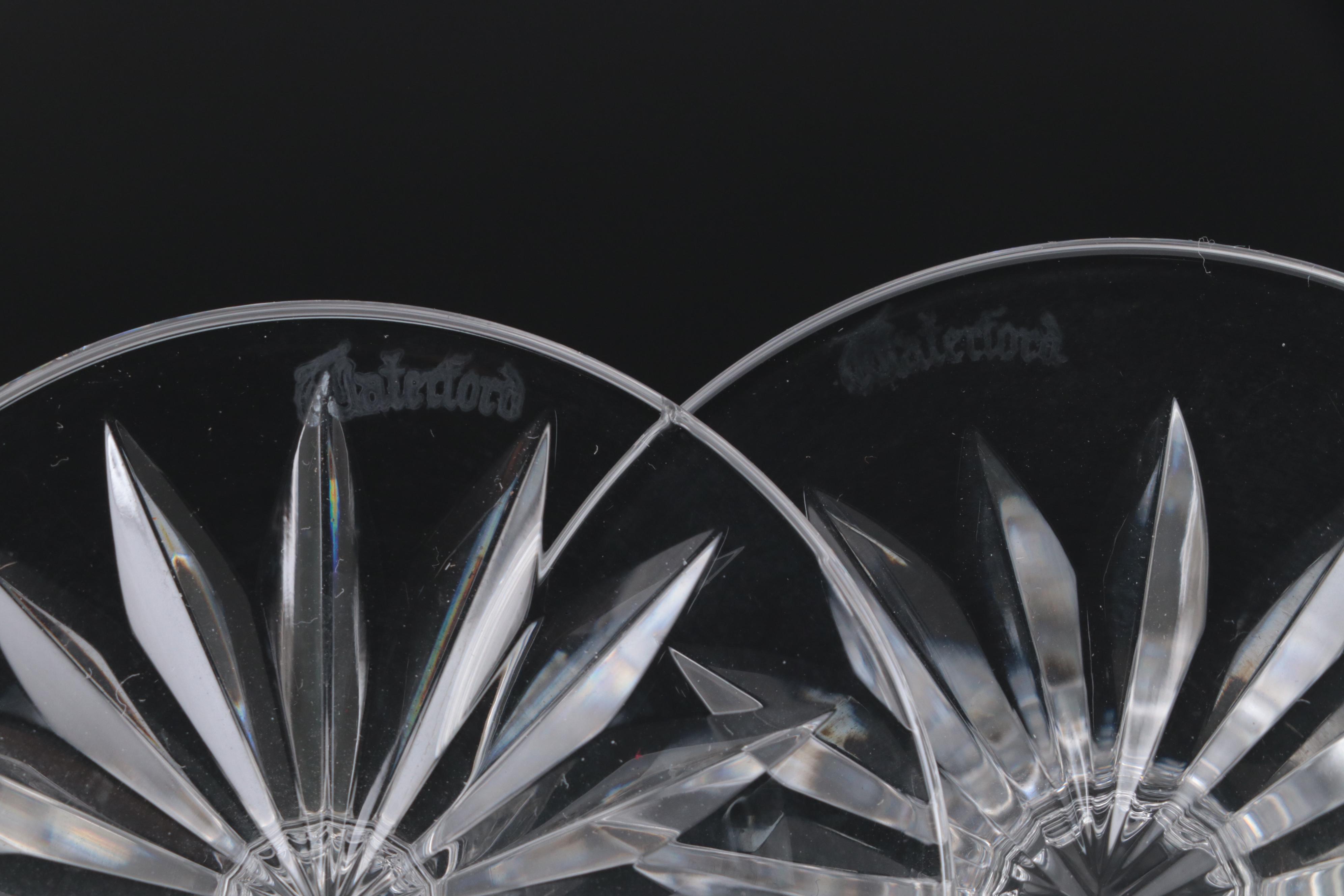 Waterford Crystal "Lismore" Glasses and Decanter with "Kylemore" Glasses