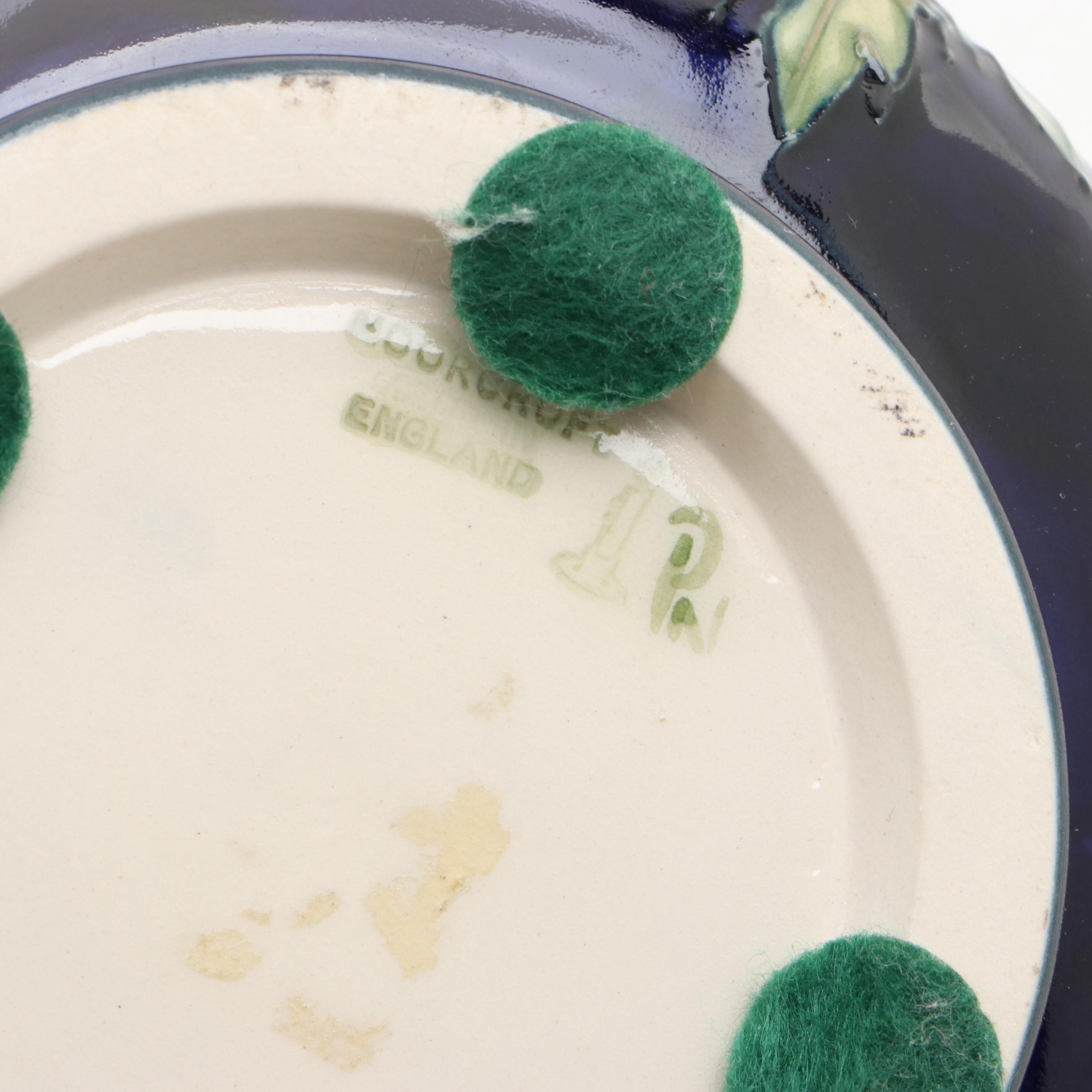 Moorcroft Pottery "Buttercup" Vase and Lidded Vessel, Late 20th Century