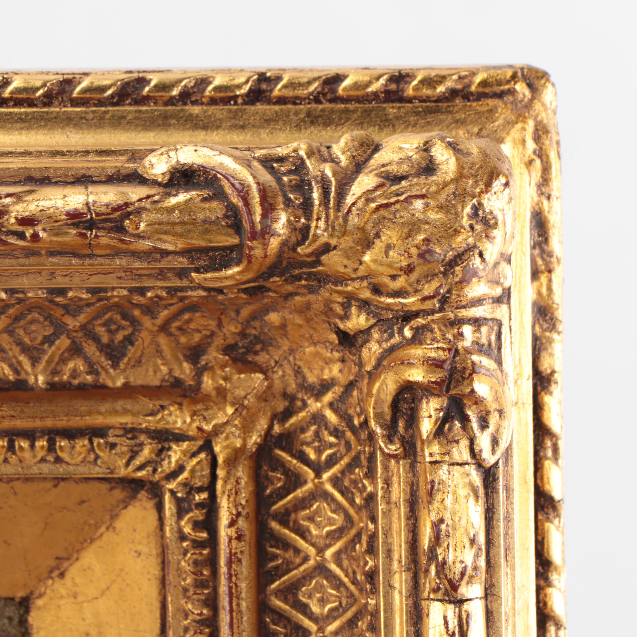 Romantic Landscape Oil Painting of Waterfall, 19th Century