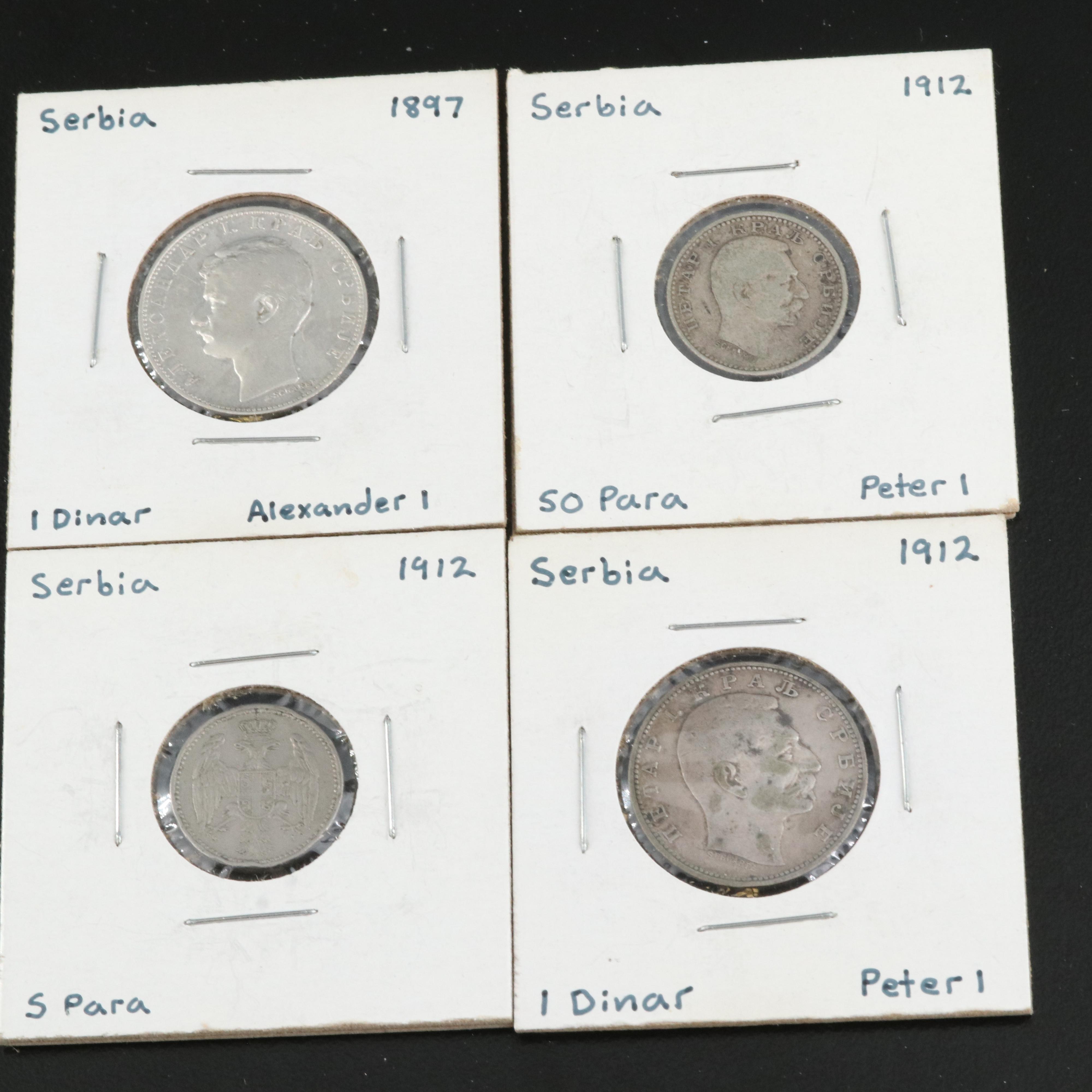 Group of Fifteen Eastern European Copper and Silver Coins