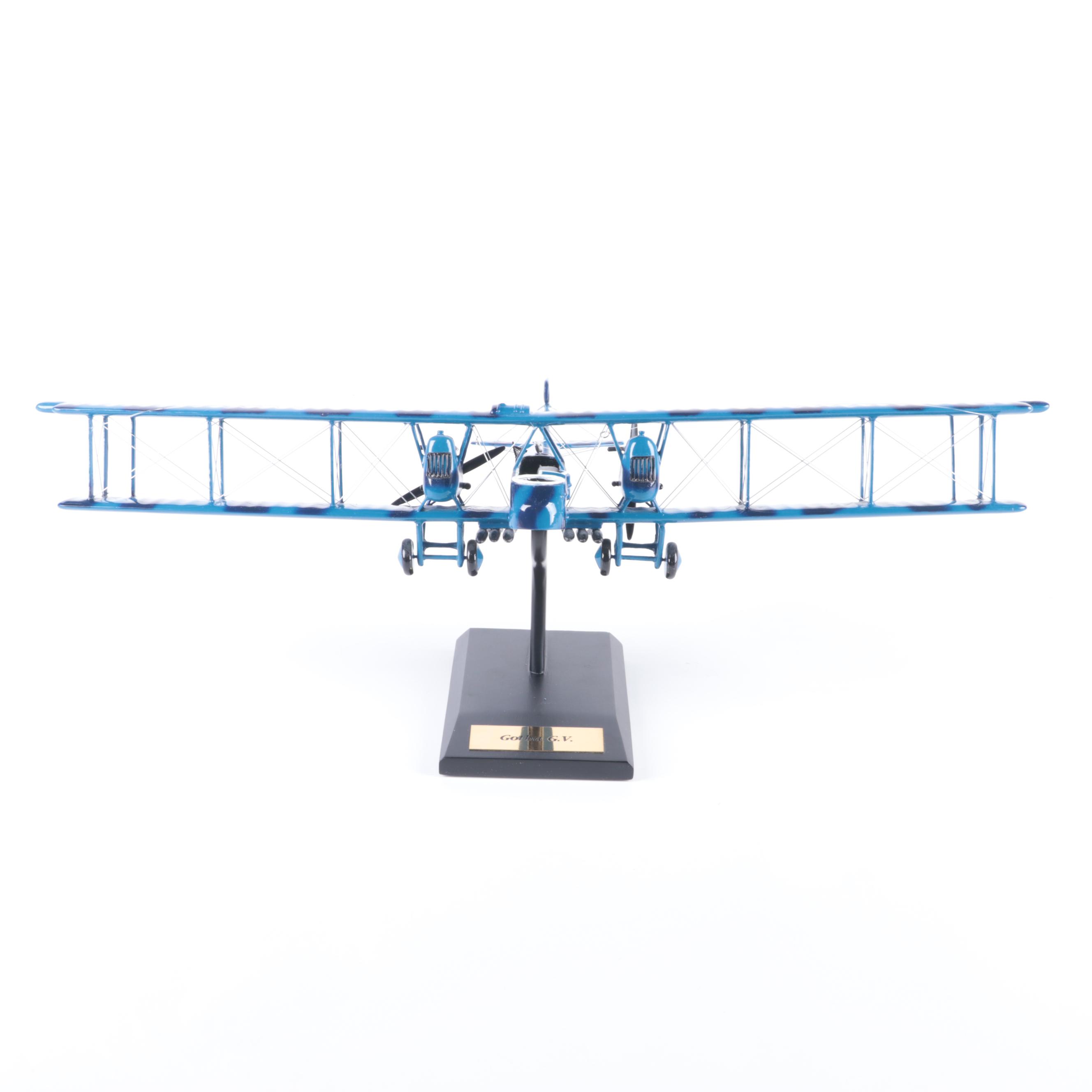 Fokker Biplane and Triplane with Gotha GV Model Airplane