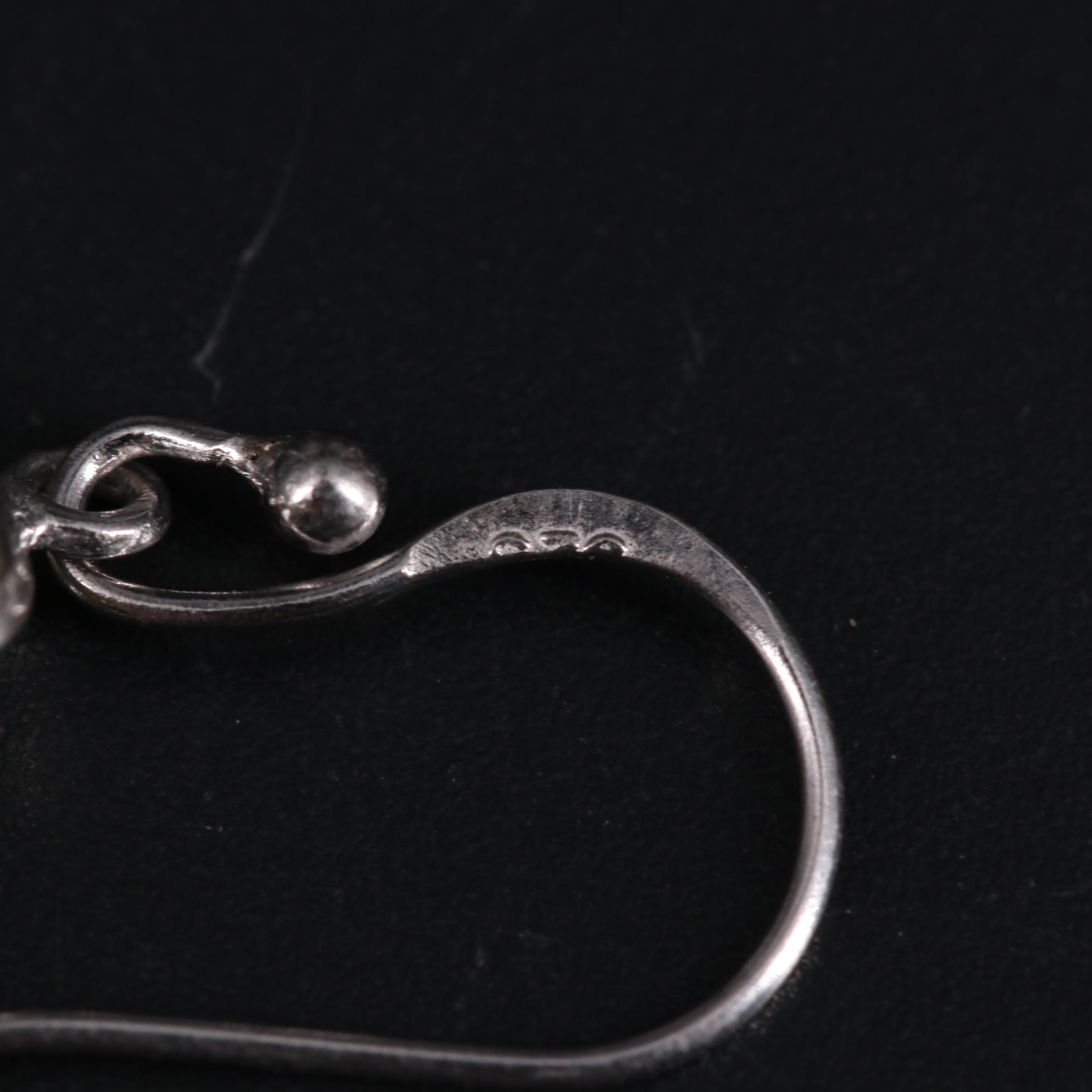 Sterling Amethyst Earrings