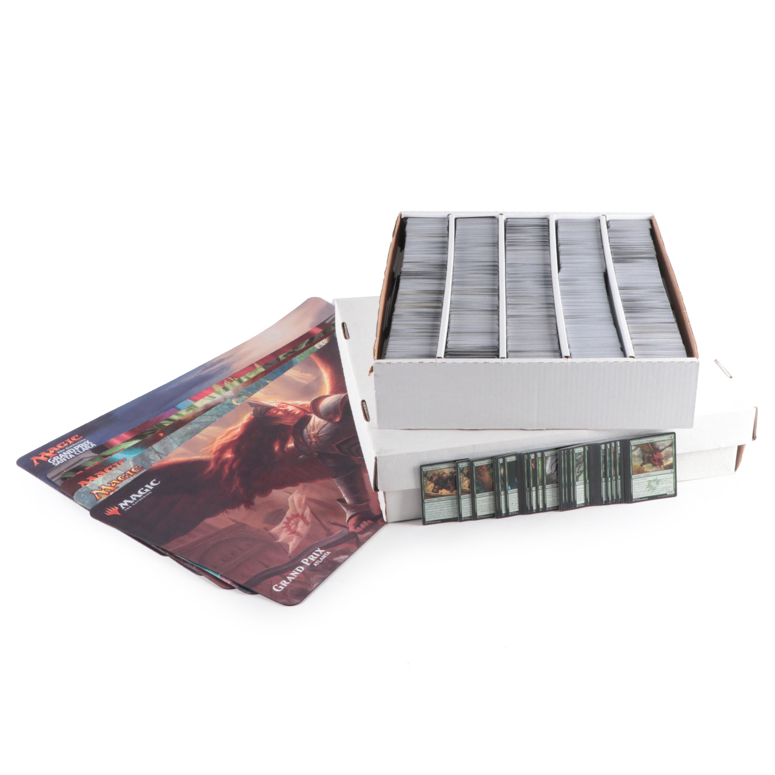 Magic: The Gathering Trading Cards with Uncommon Cards and Playmats, 1990s–2020s