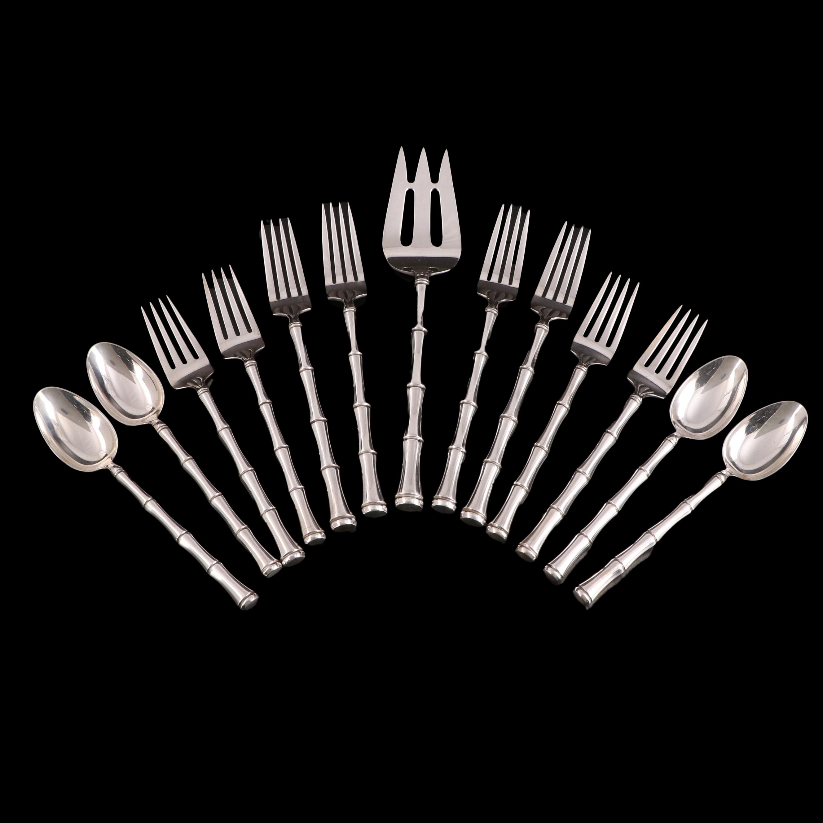 Towle "Mandarin" Sterling Silver Flatware, Late 20th Century