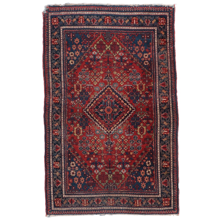 4'9 x 6'9 Hand-Knotted Persian Maymeh Area Rug