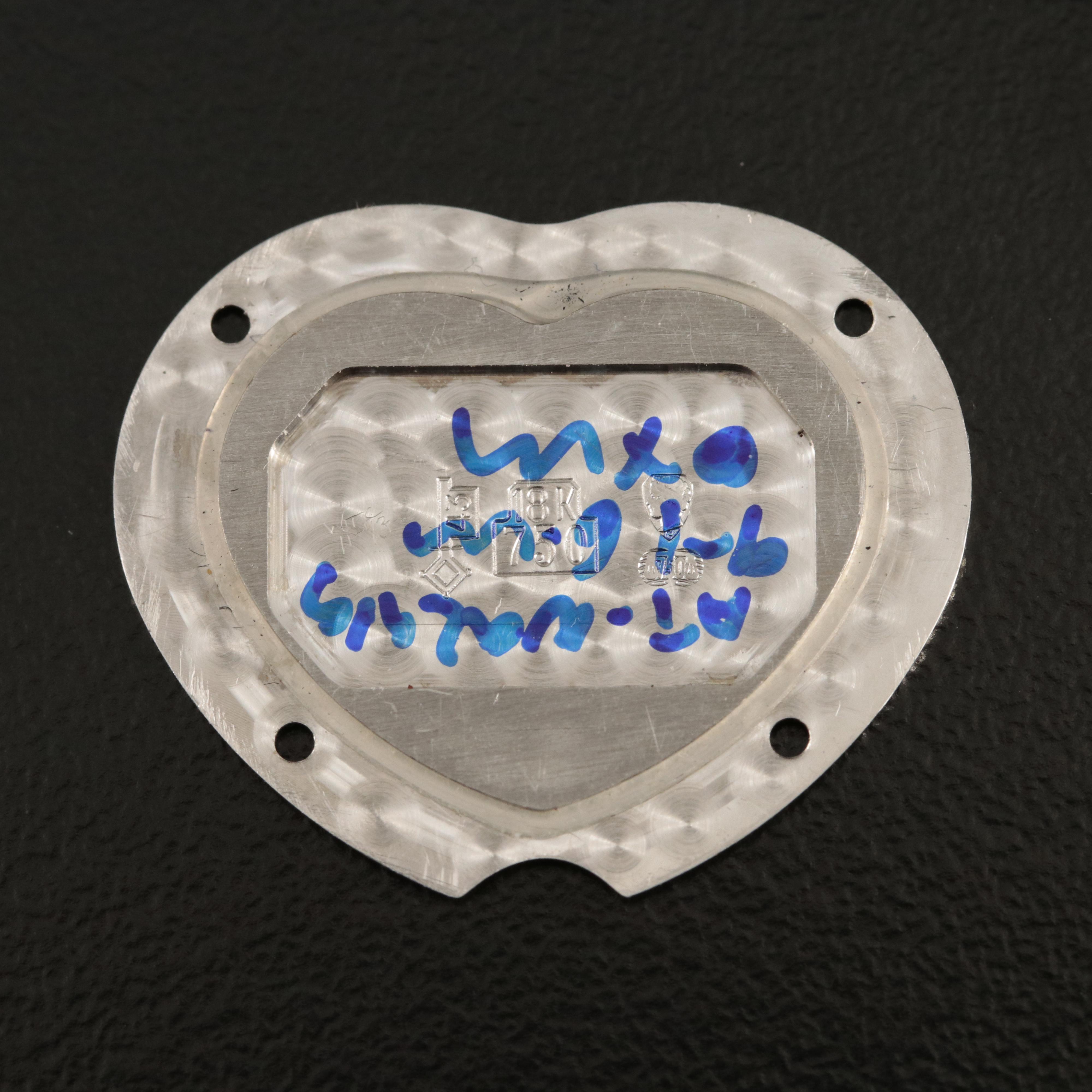 Graff of London, 18K Heart Shaped 1.47 CTW Diamond Watch