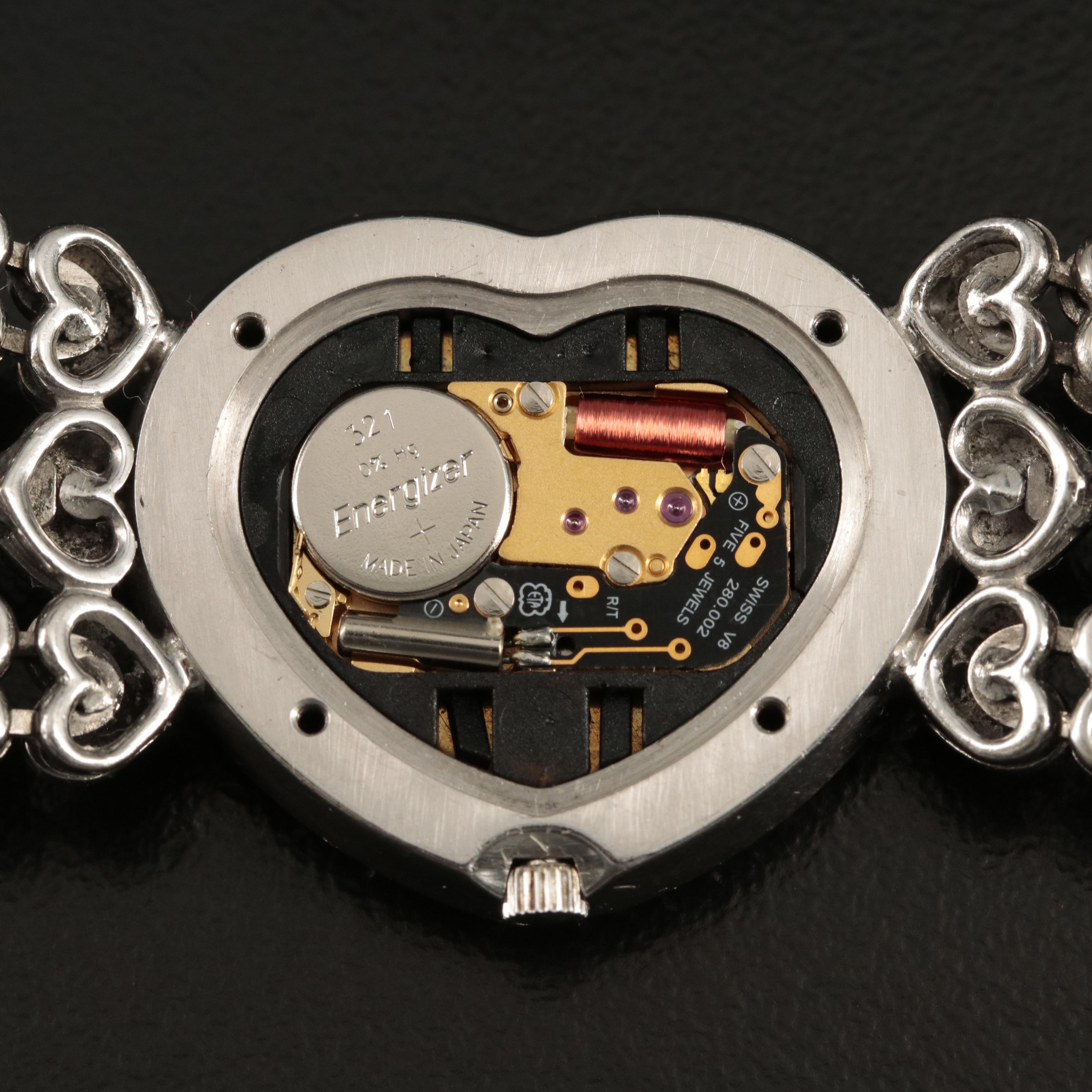 Graff of London, 18K Heart Shaped 1.47 CTW Diamond Watch