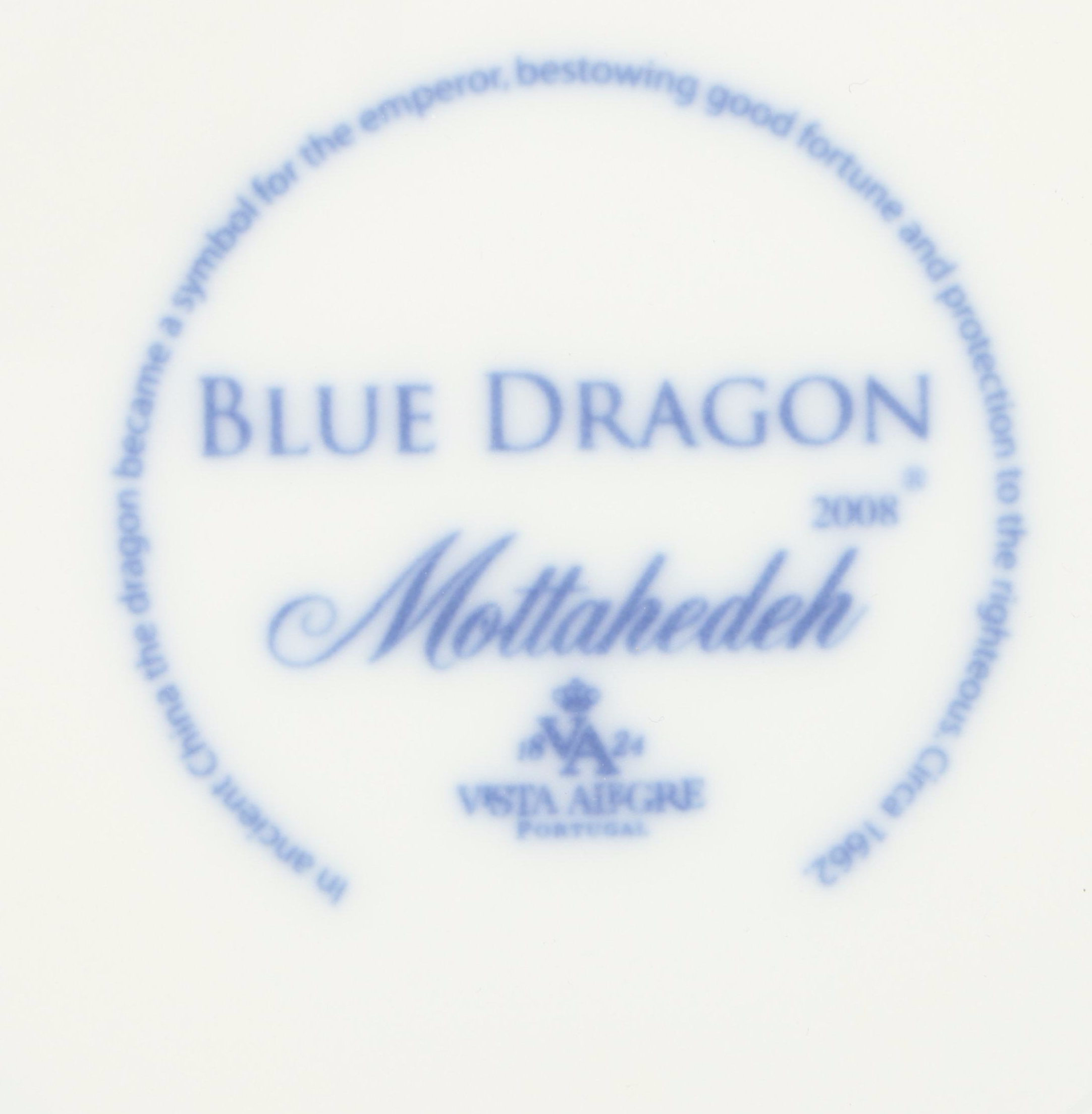 Mottahedeh "Blue Dragon" Porcelain Salad and Bread Plates