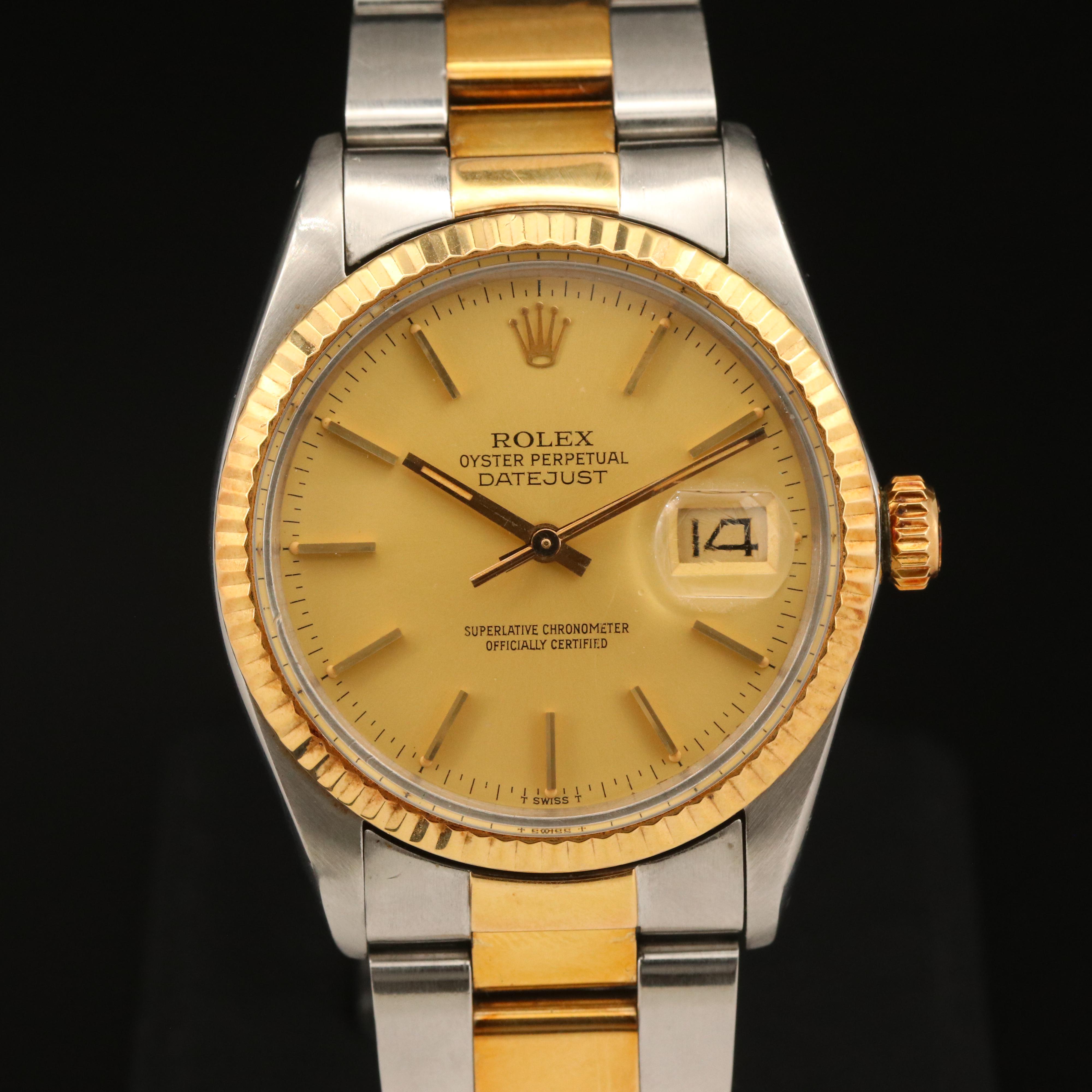1983 Rolex Oyster Perpetual Datejust Watch