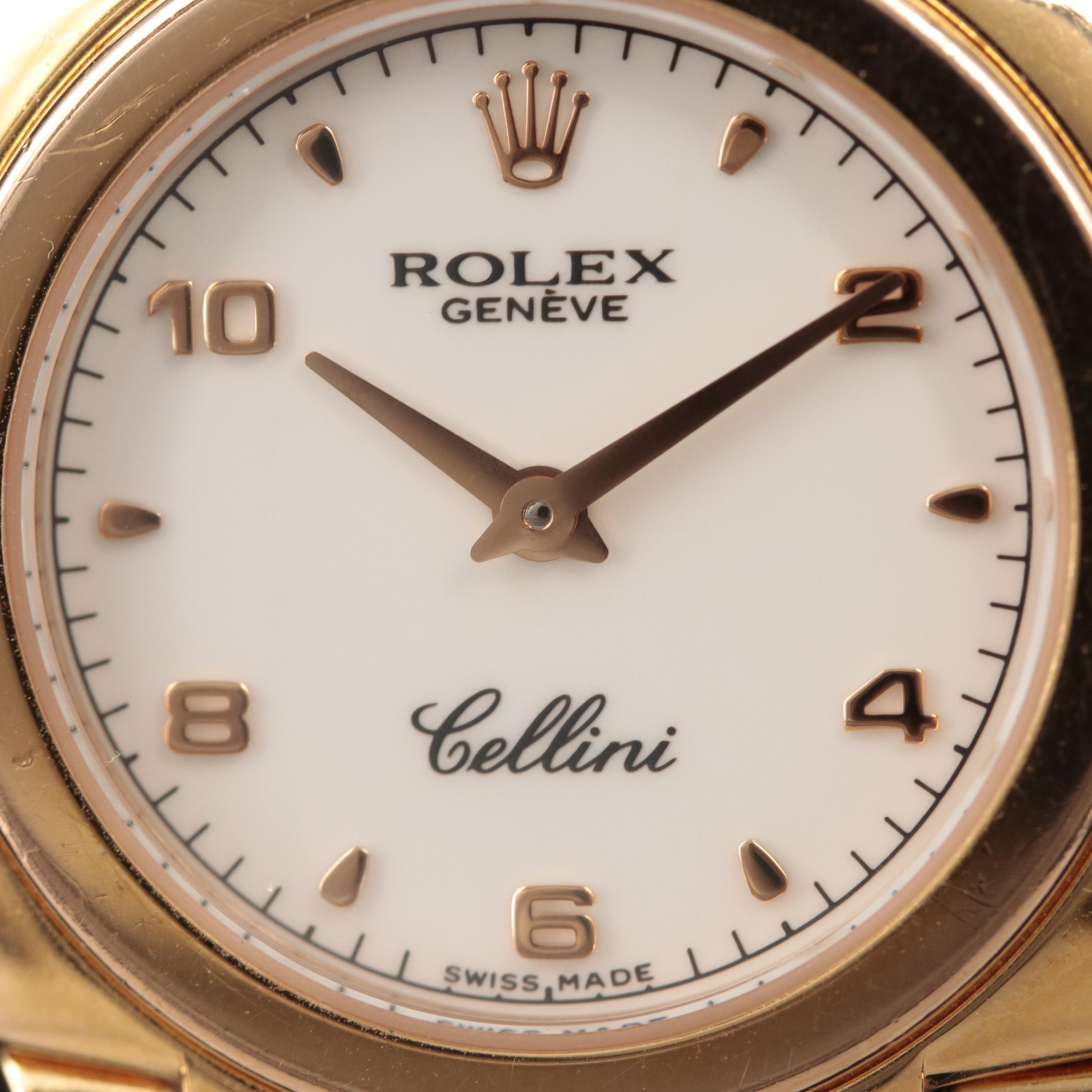 1999 18K Rolex Cellini Hand Wind Watch