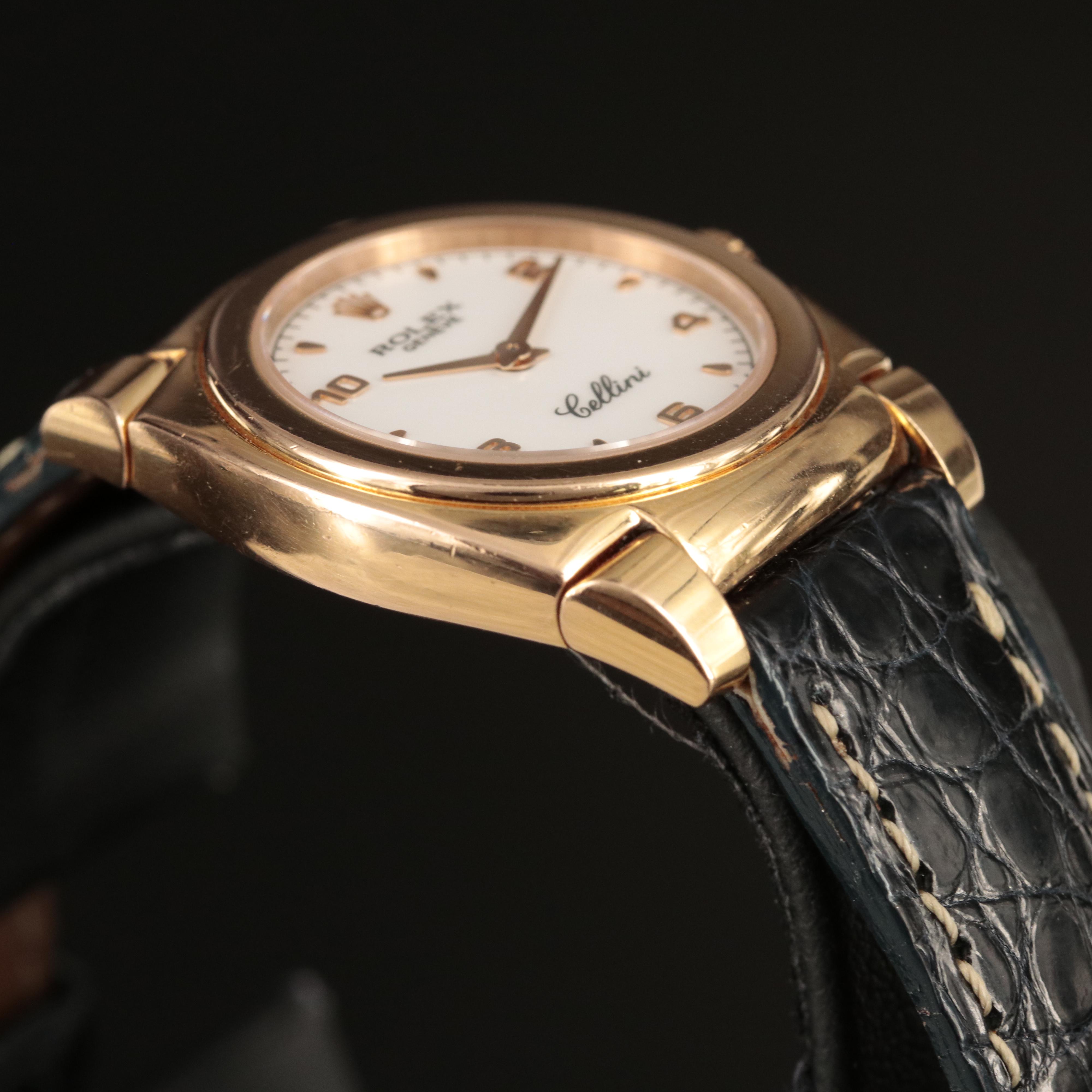 1999 18K Rolex Cellini Hand Wind Watch