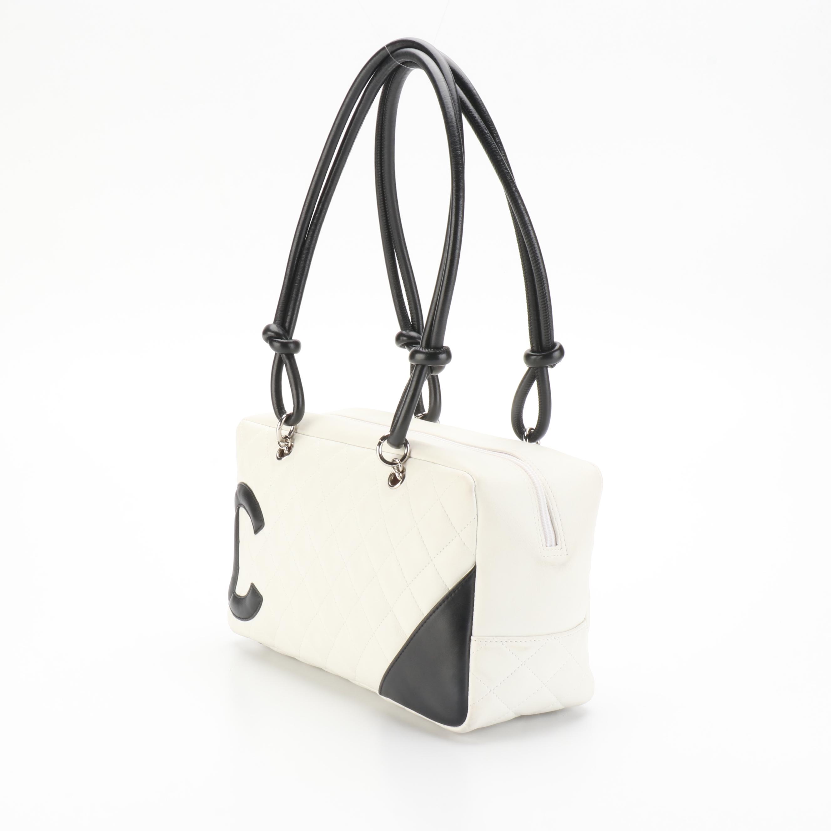 Chanel CC Quilted Leather Shoulder Bag