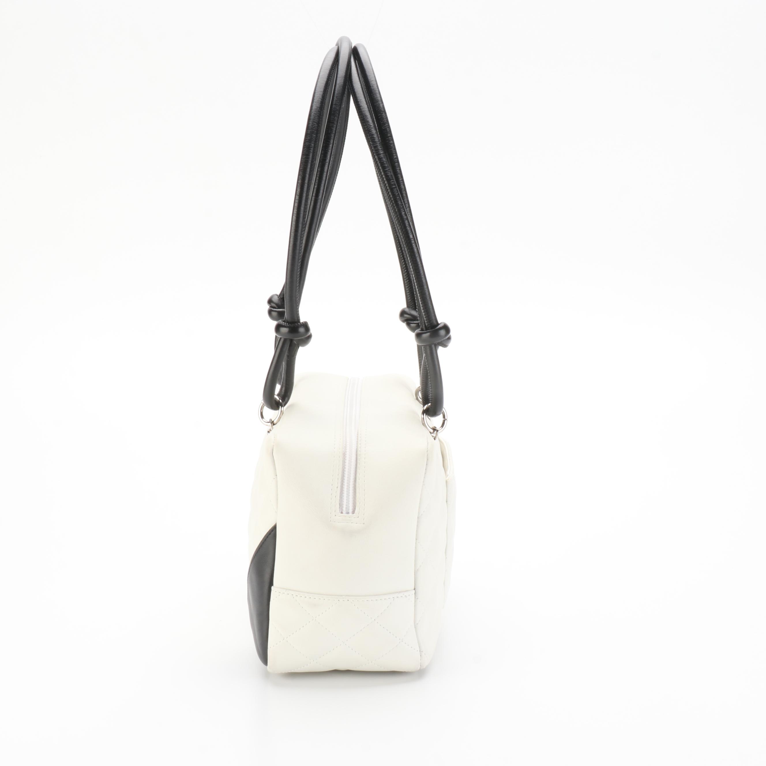 Chanel CC Quilted Leather Shoulder Bag