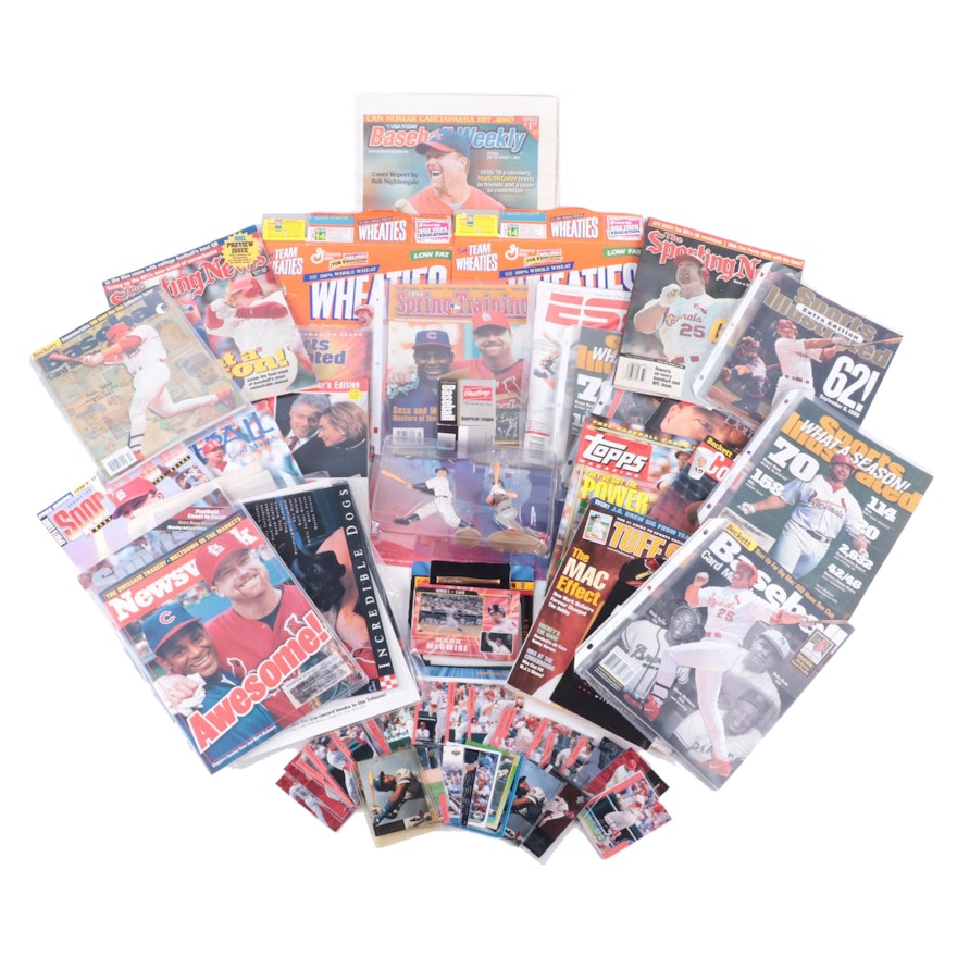 Mark McGwire and Sammy Sosa Baseball Cards, Magazines, Pins and More Memorabilia