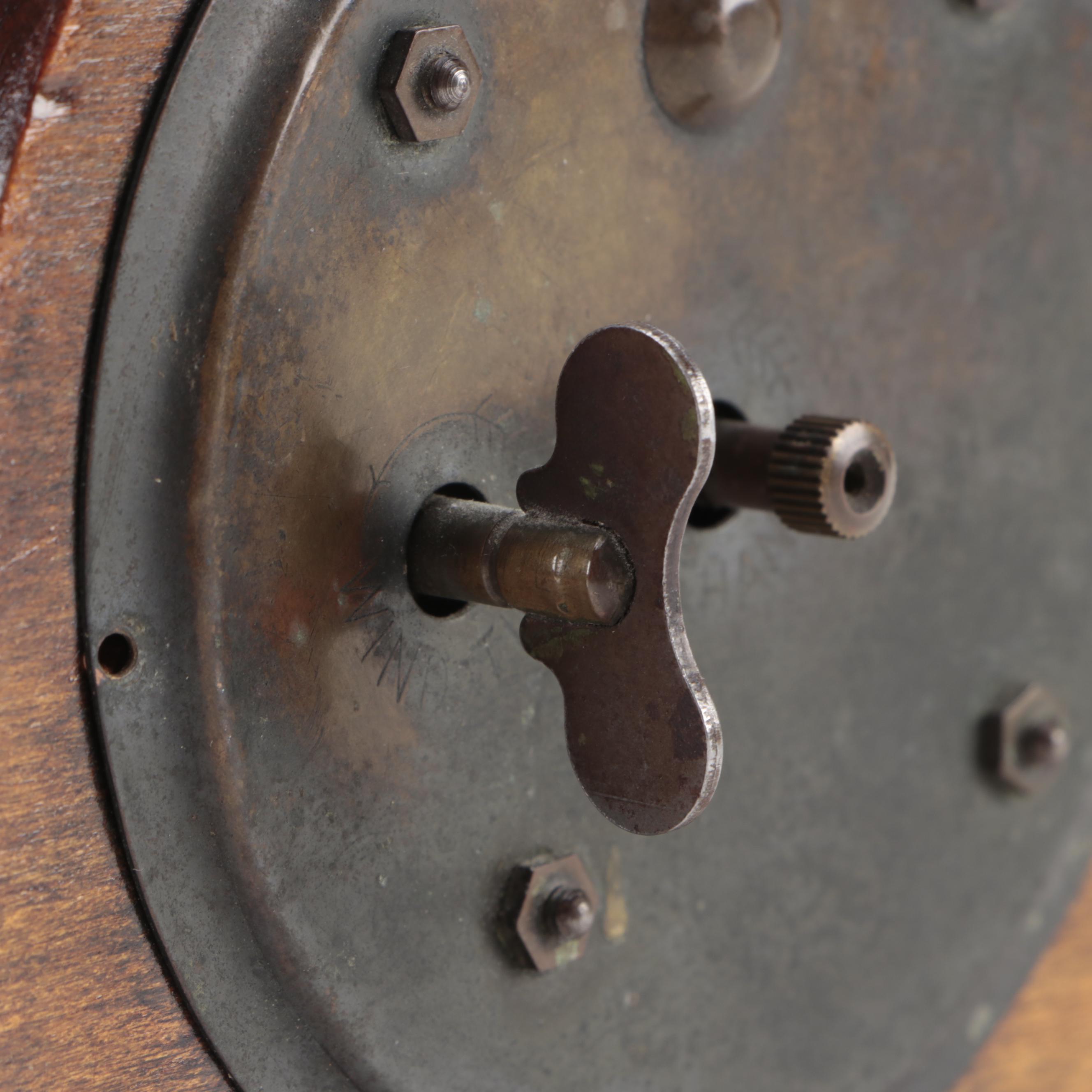 Gilbert "Dandy" Collection Wooden Mantel Clock, Antique