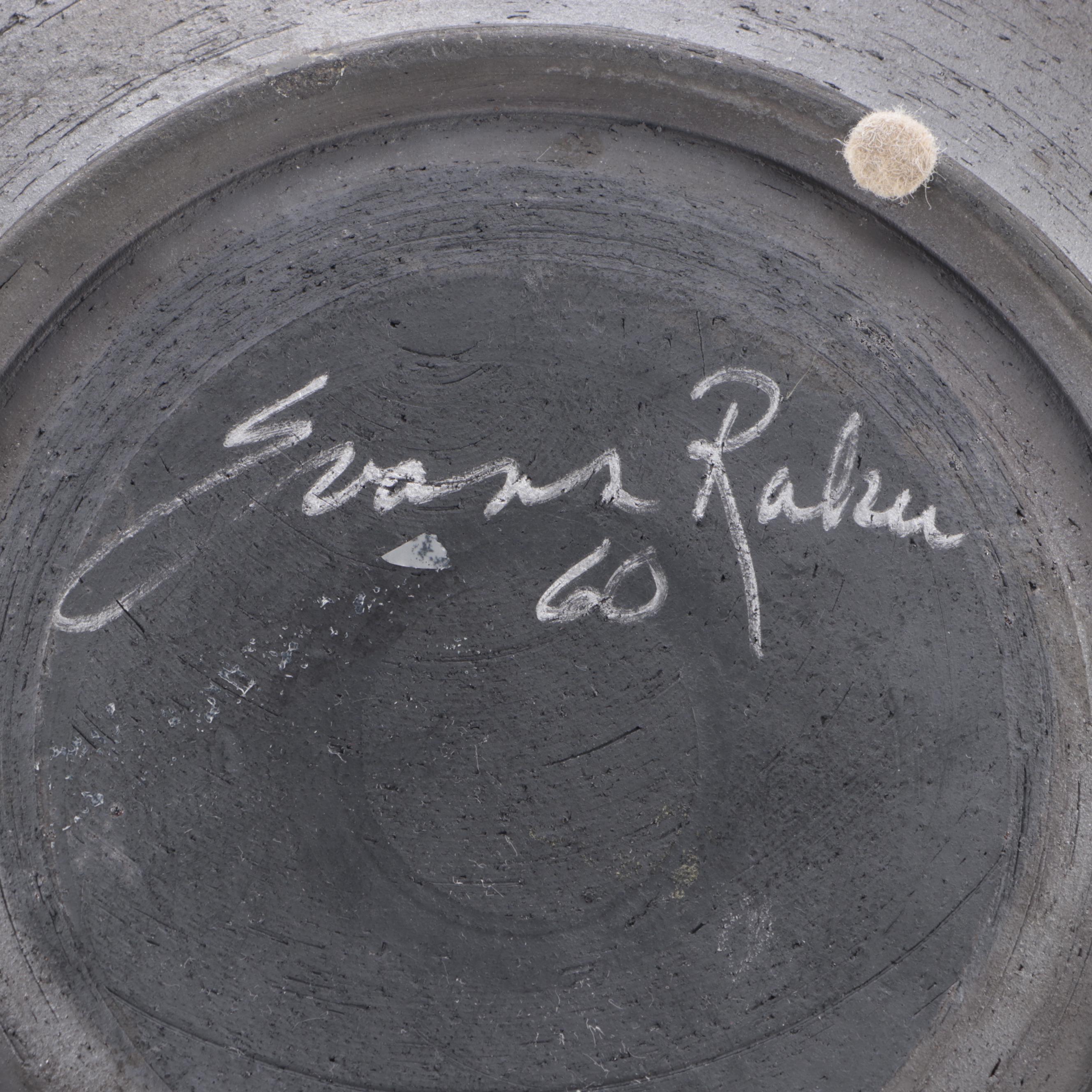 Tony Evans Glazed Raku Bowl