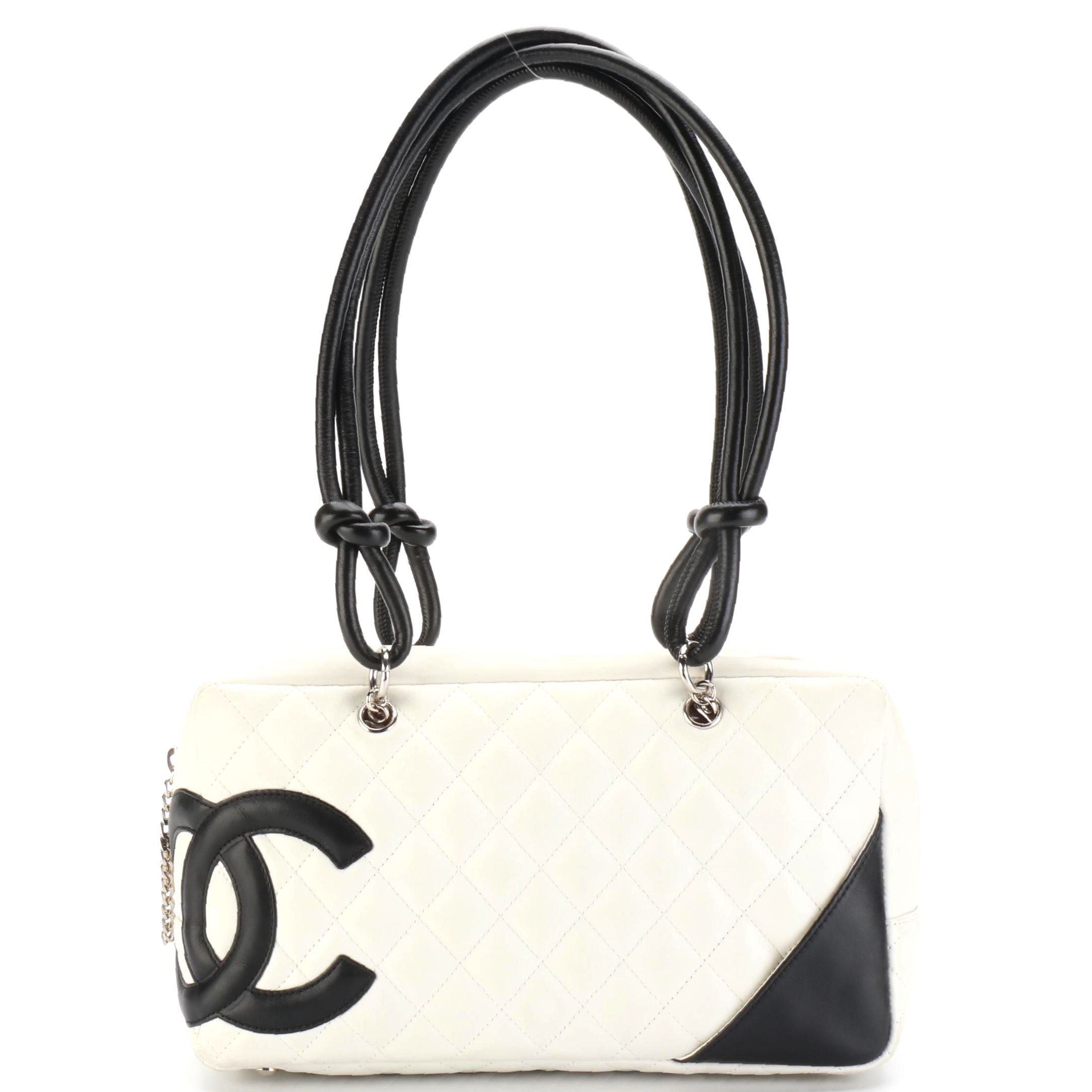 Chanel CC Quilted Leather Shoulder Bag