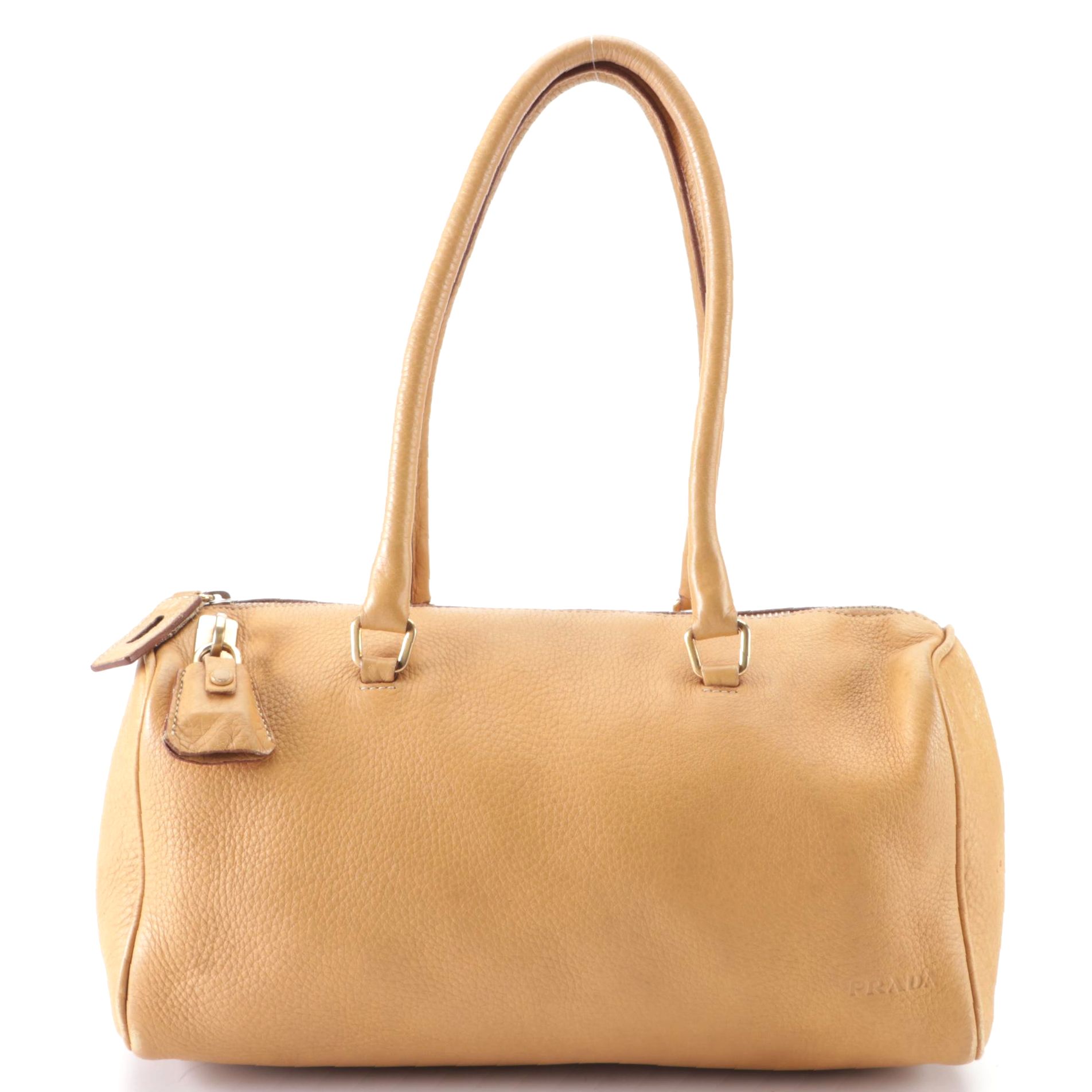 Prada Vitello Daino Leather Handbag