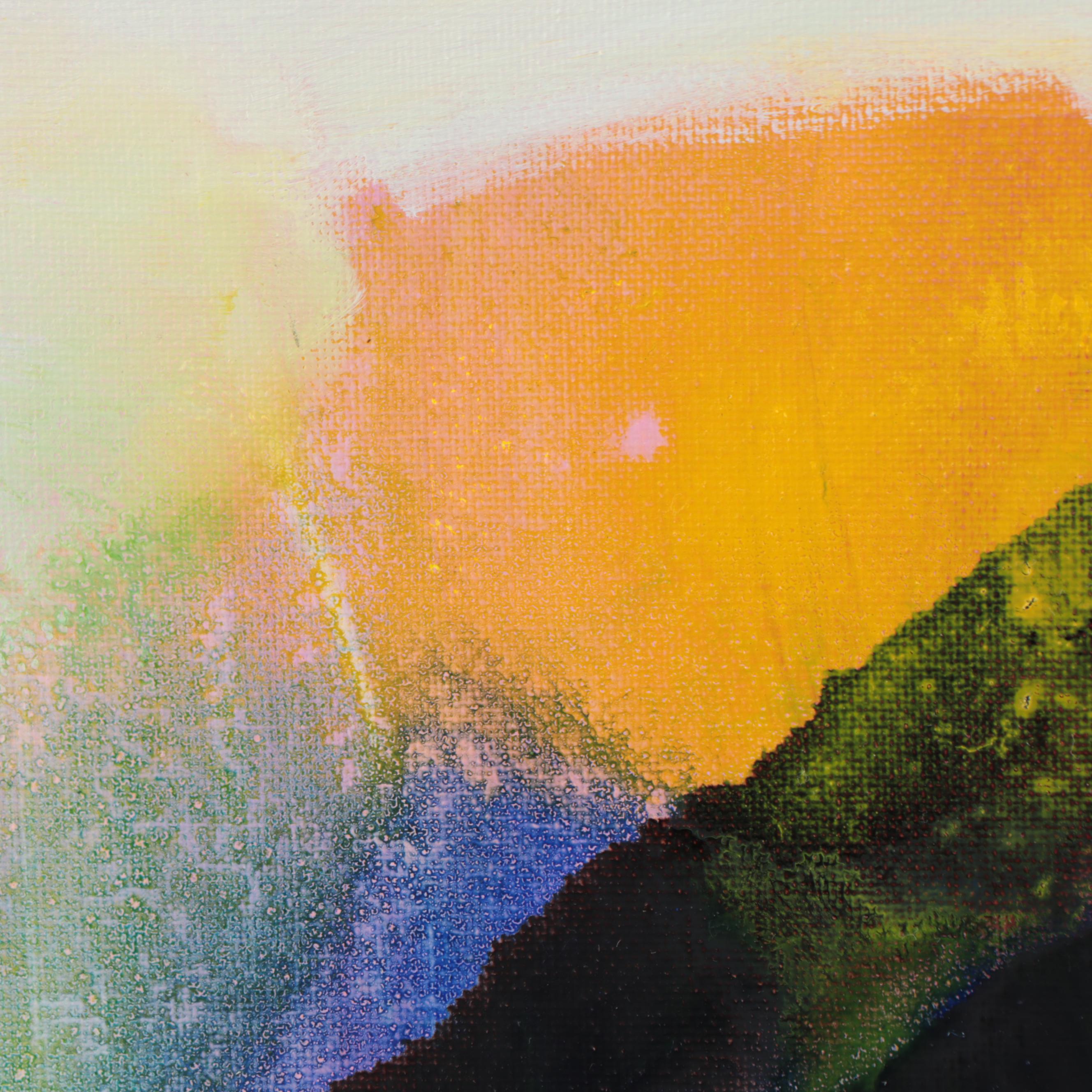 Milagros Pongo Mixed Media Painting "Escada," 2022