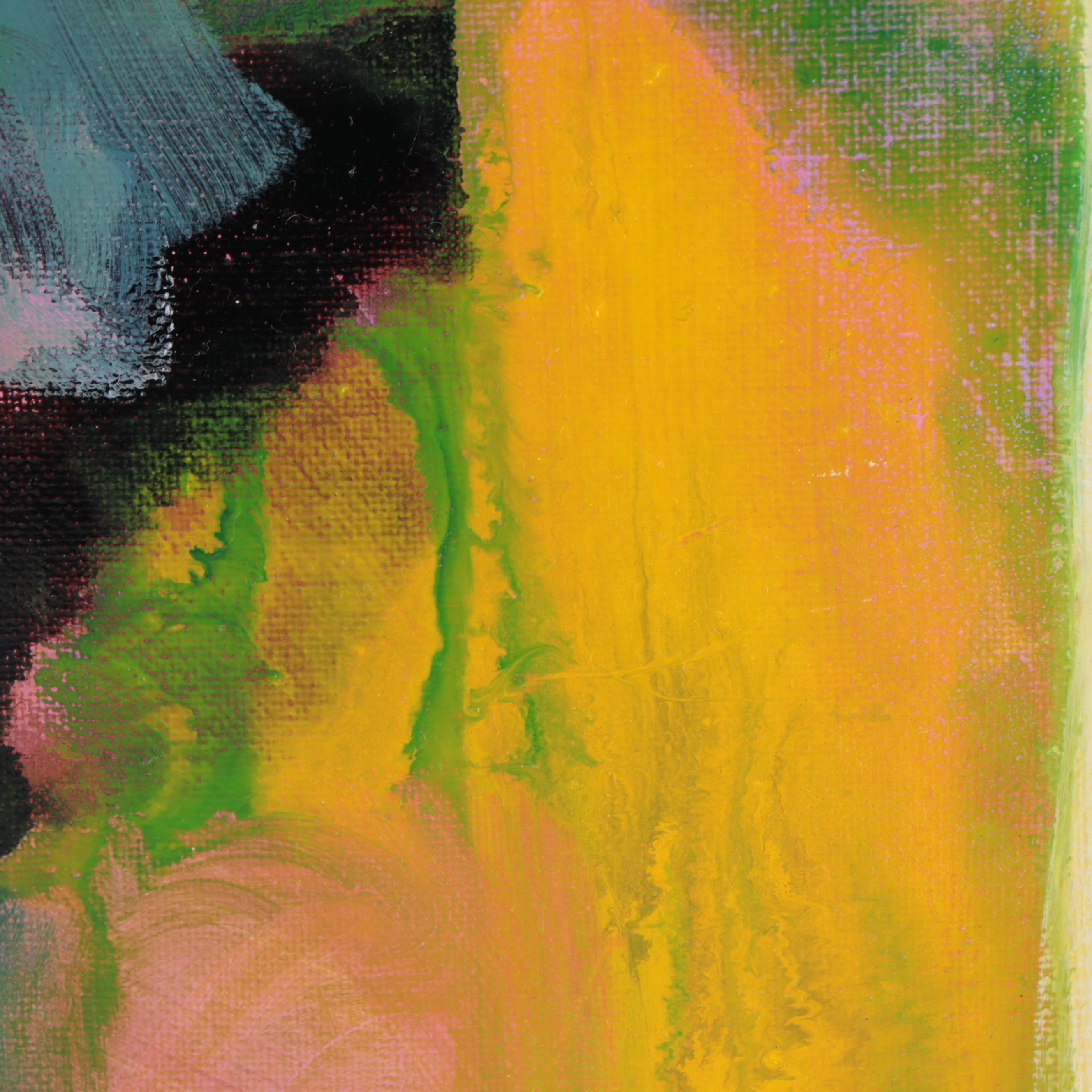 Milagros Pongo Mixed Media Painting "Escada," 2022