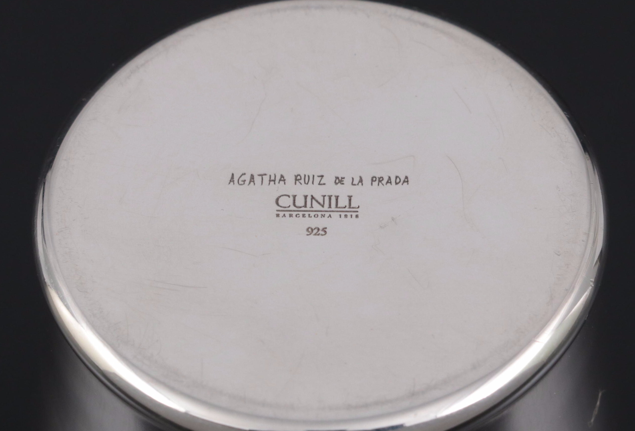 Agatha Ruiz de la Prada Sterling Silver Cup