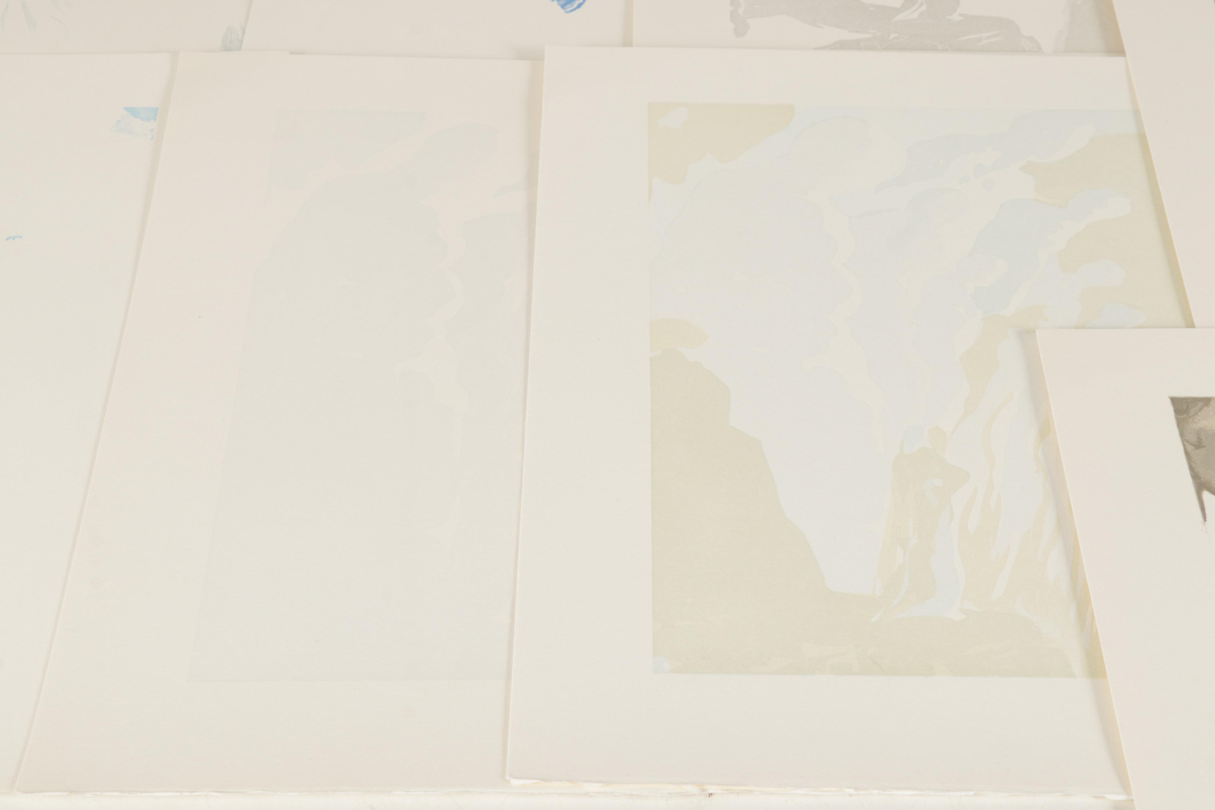 Salvador Dalí Decomposition Wood Engravings "La Beauté des sculptures"