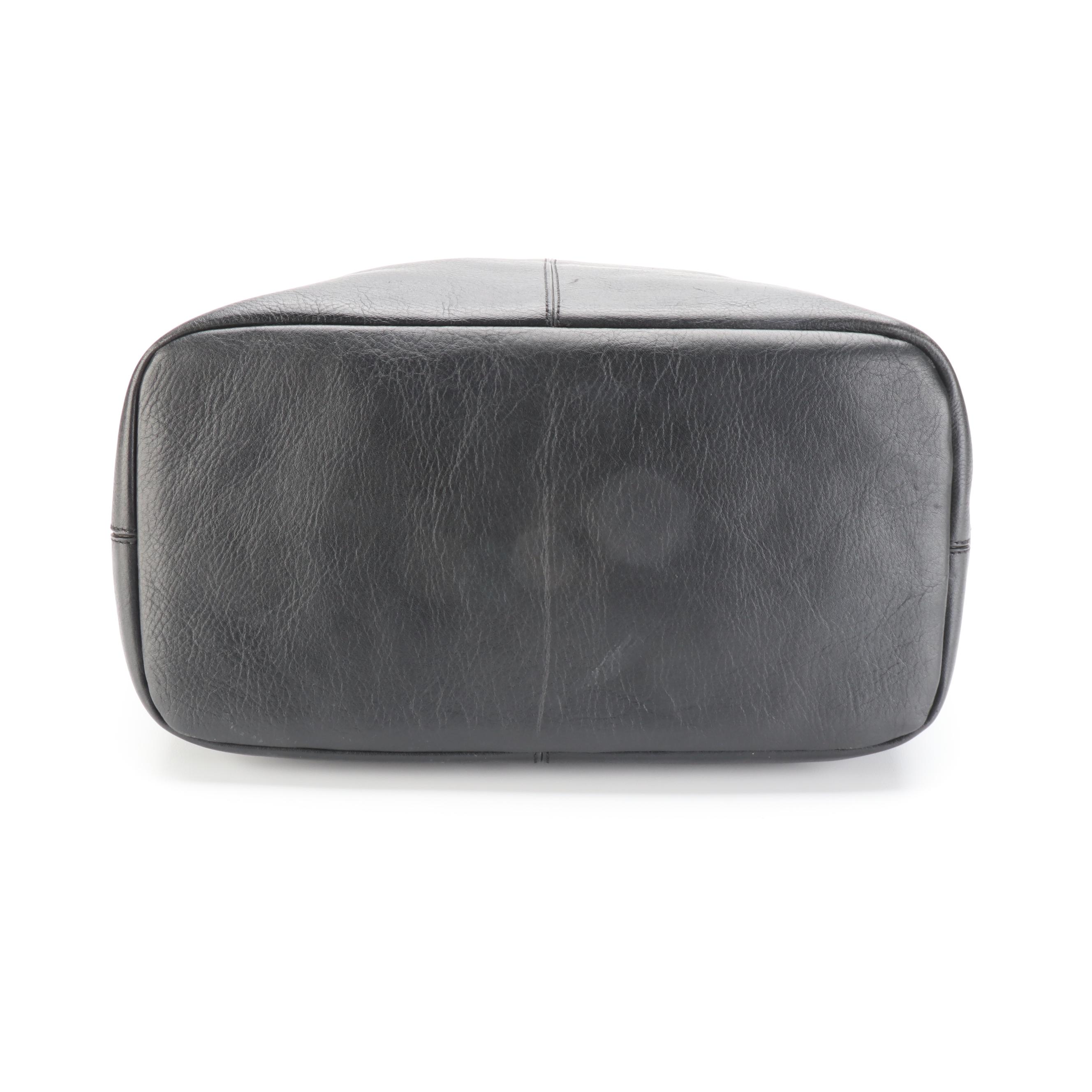 Givenchy Large Nightingale Shopper Tote in Black Calfskin Leather