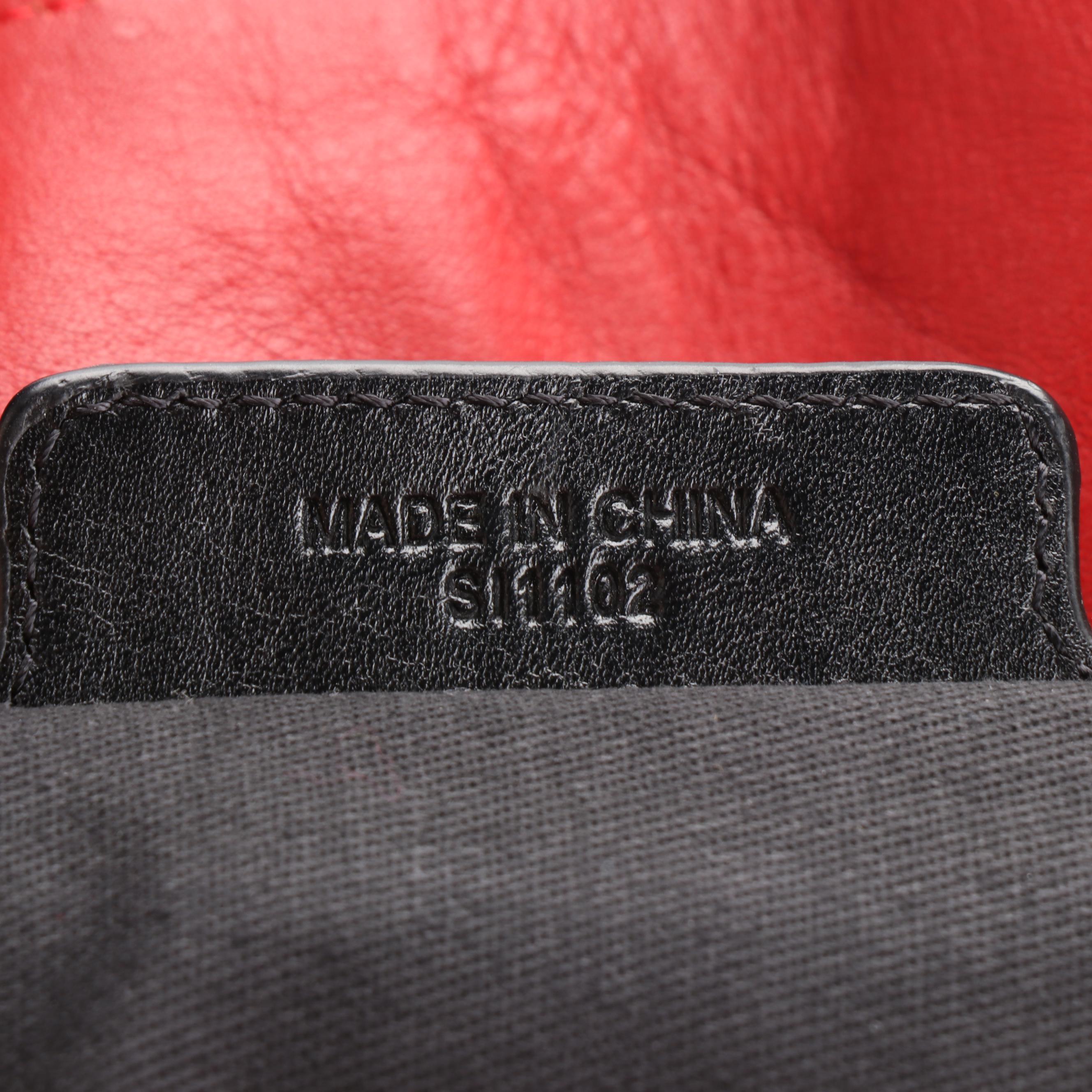 Givenchy Large Nightingale Shopper Tote in Black Calfskin Leather