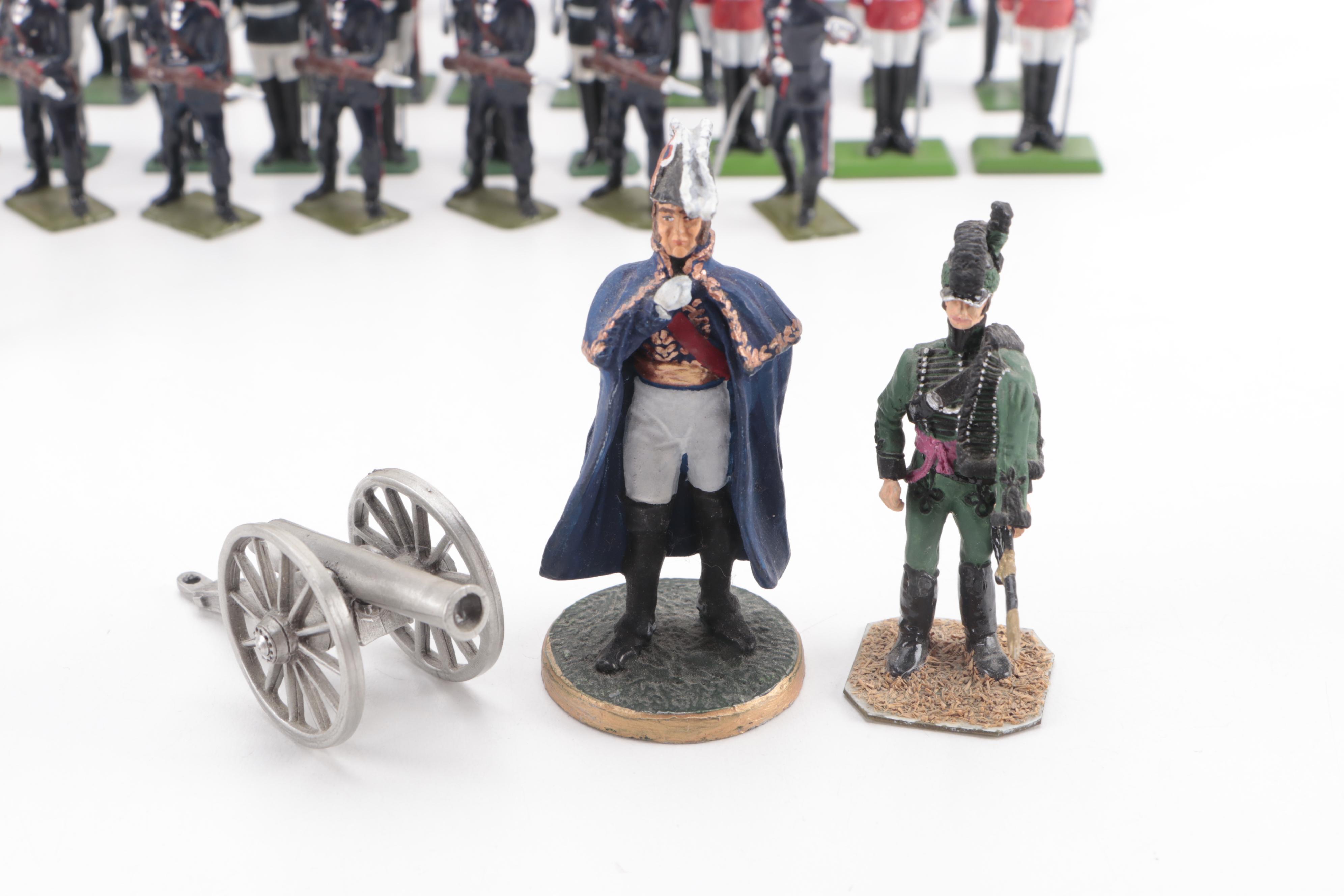 Britains Ltd Hand-Painted Cast Metal Sudanese Lancers with Royal Soldiers