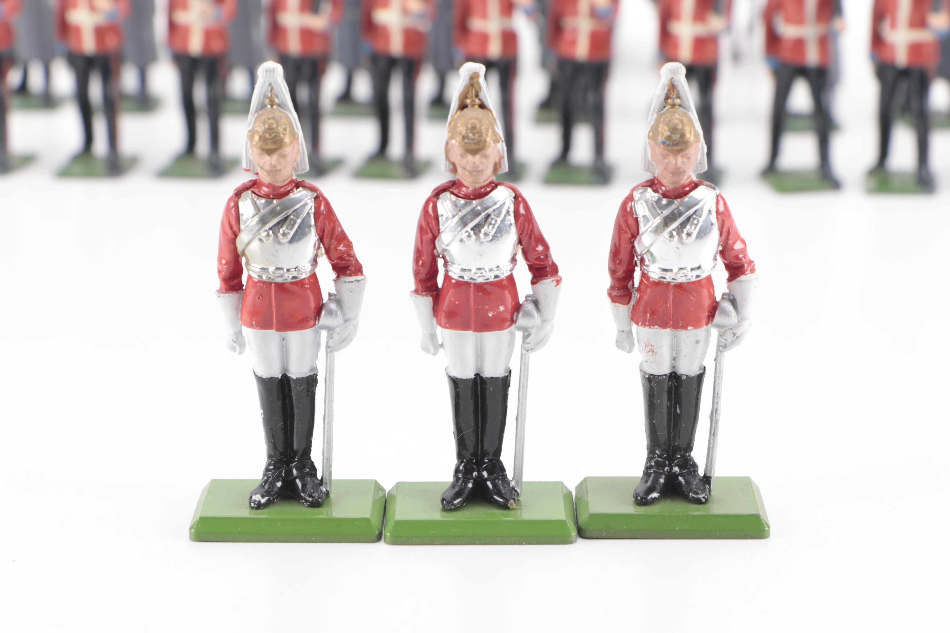 Britains Ltd Hand-Painted Cast Metal Sudanese Lancers with Royal Soldiers