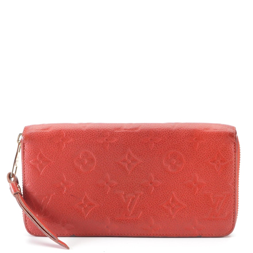 Louis Vuitton Zippy Wallet in Empreinte Leather