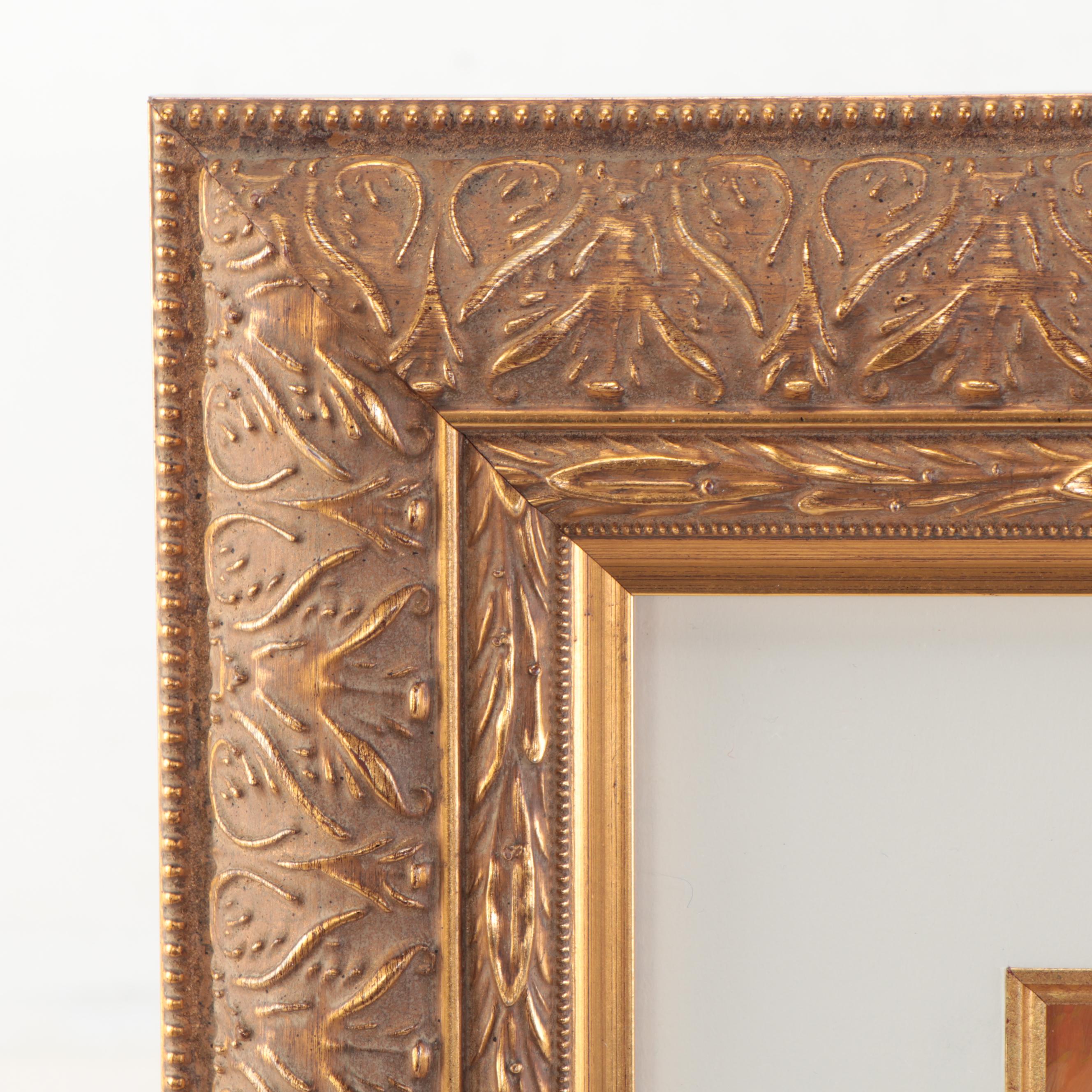 Dupré Floral Still Life Acrylic Painting, Late 20th Century