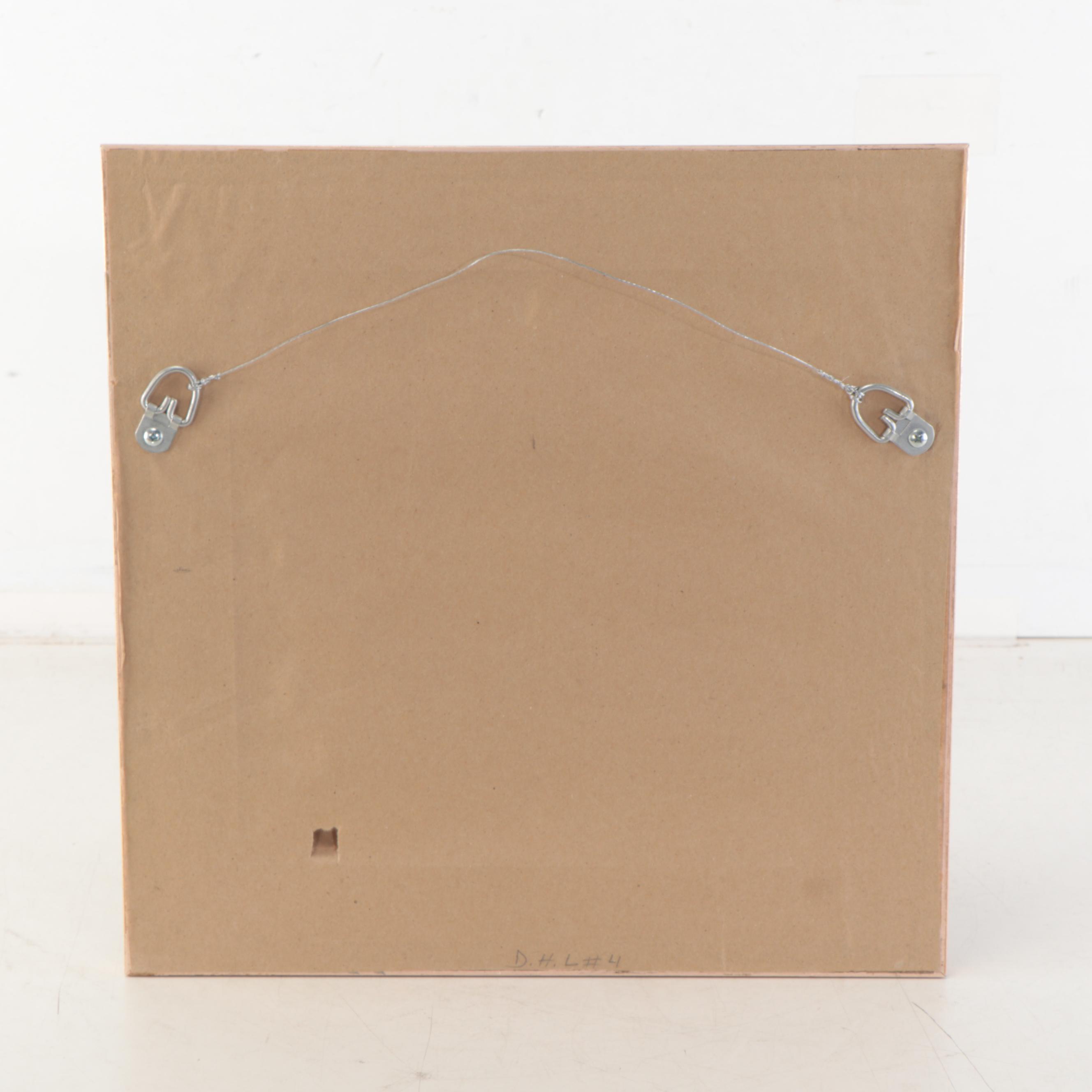 Dupré Floral Still Life Acrylic Painting, Late 20th Century